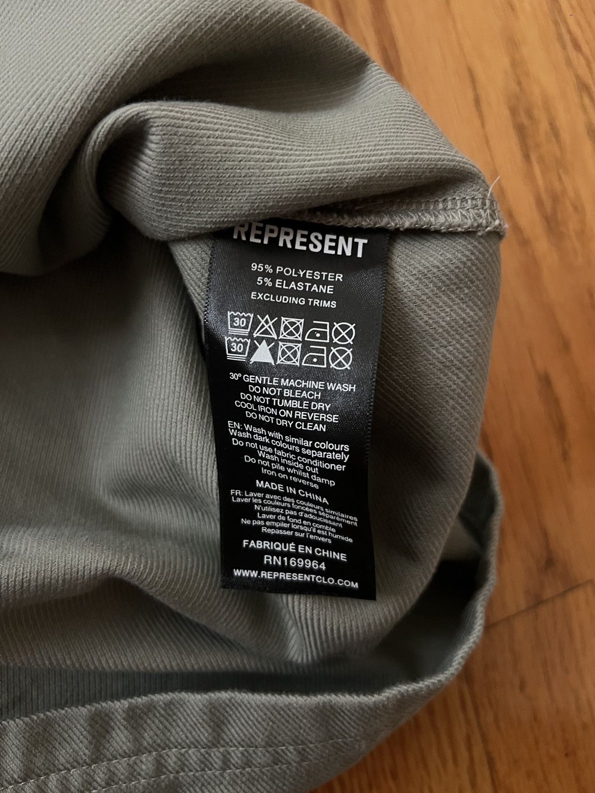 Represent Clo. Brand New XS Represent Clo Yacht Camp Collar Shirt Khaki Size US XS / EU 42 / 0 - 6 Thumbnail