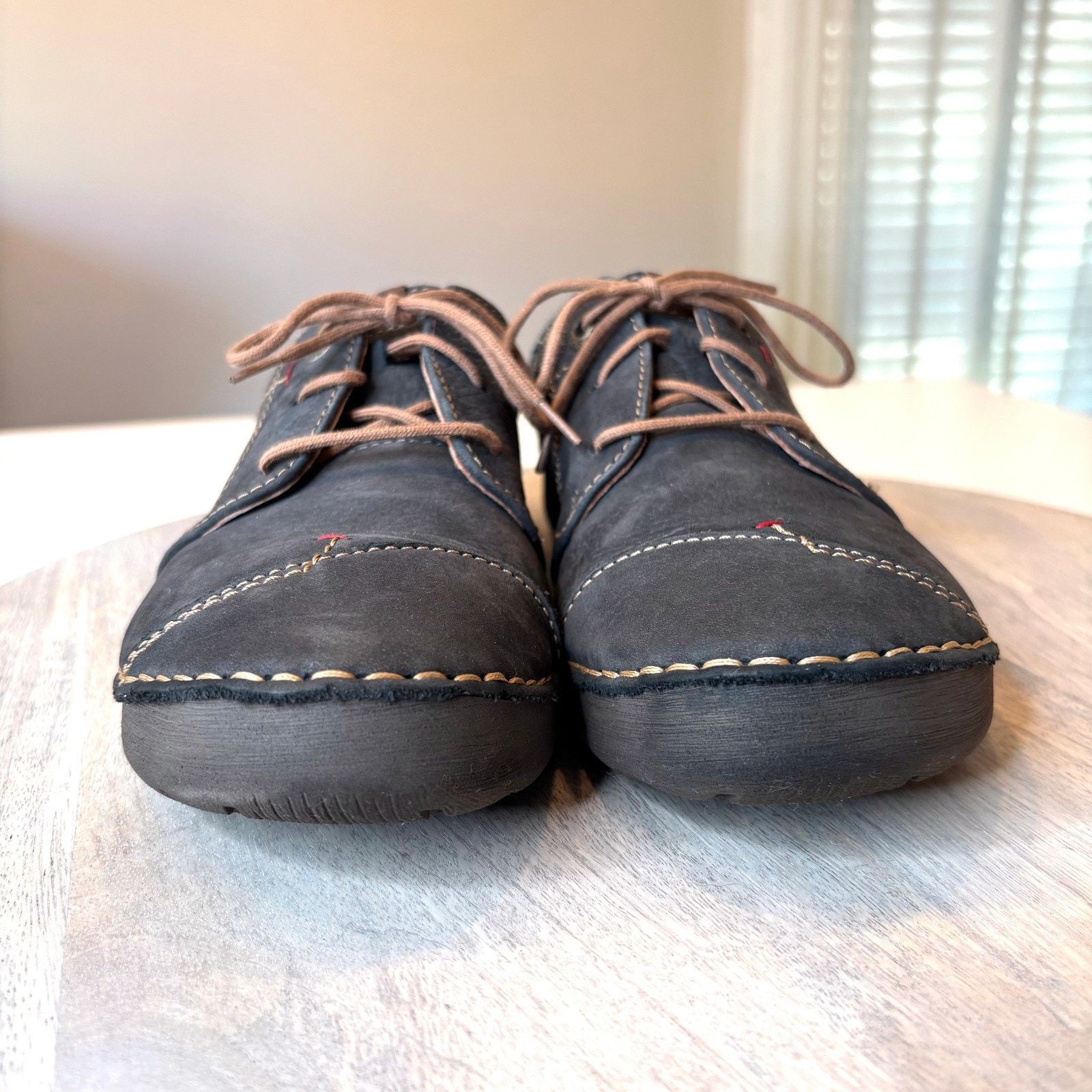 JOSEF SEIBAL Josef Seibel Rosalie Brown Leather Comfort Shoes Women's 9 Size US 9 / IT 39 - 4 Thumbnail