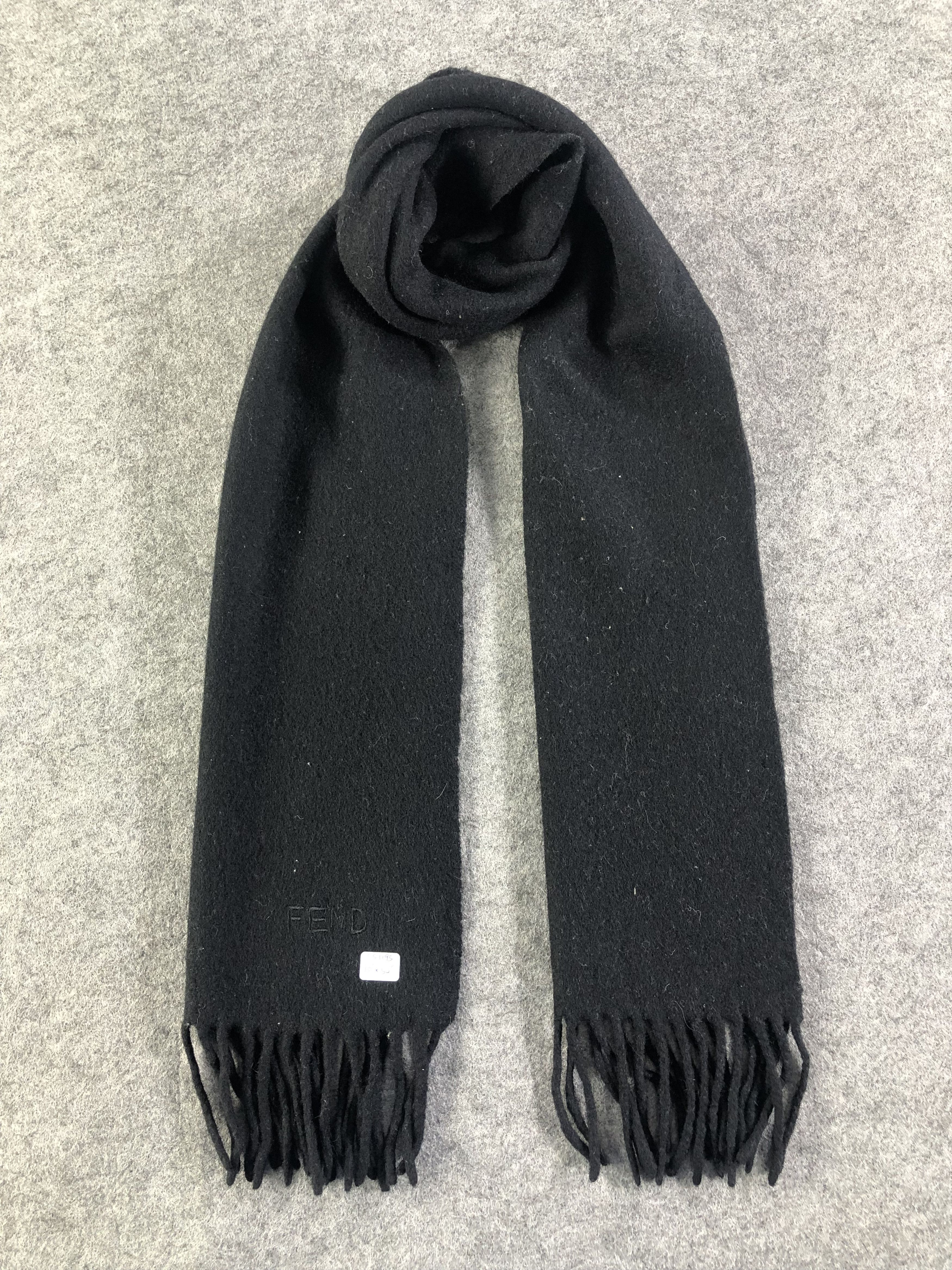Vintage Fendi Blackout Scarf / Muffler / Neckwear SS1195 Size ONE SIZE - 1 Thumbnail