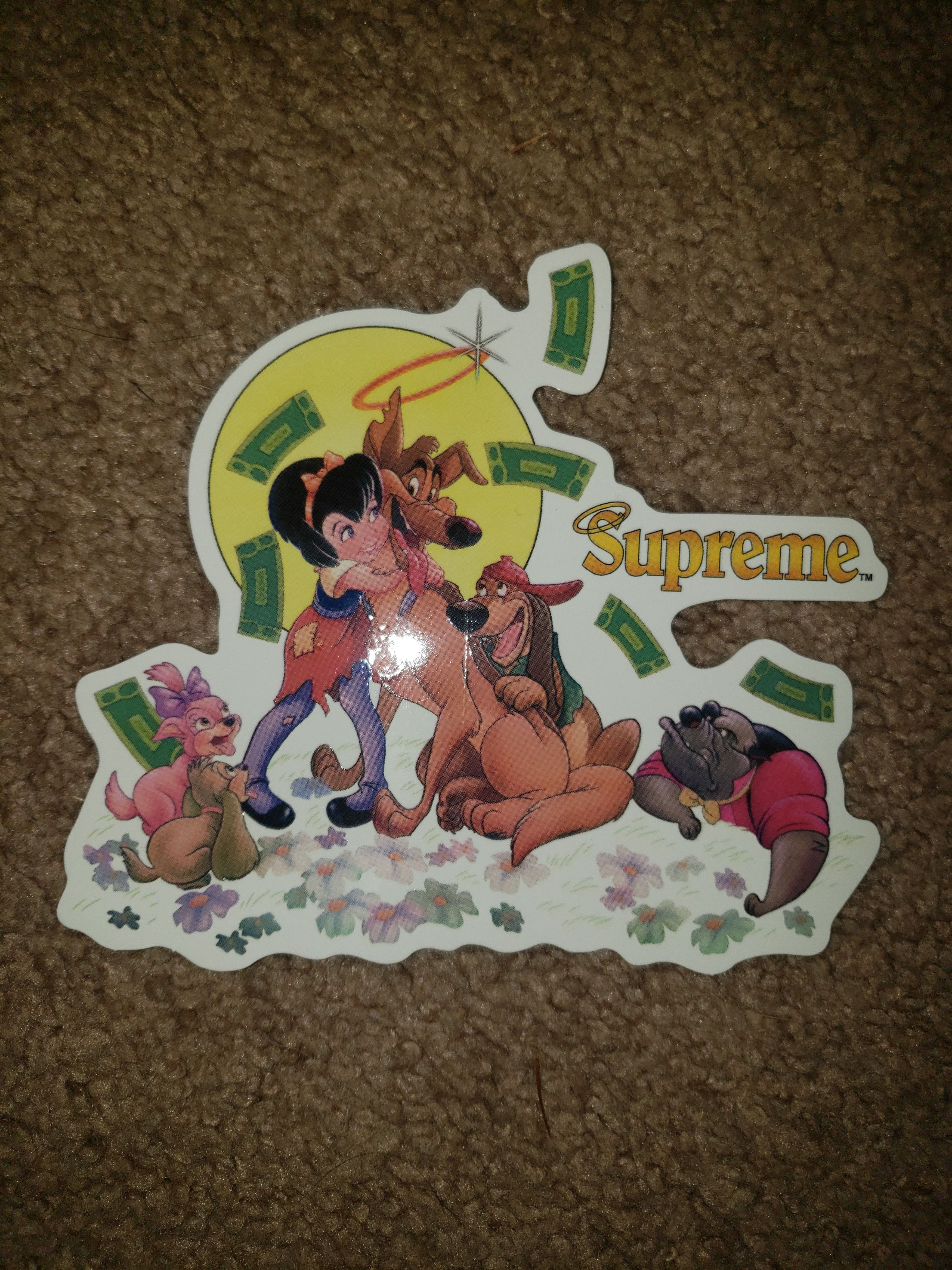 Supreme 2 Supreme X All Dogs Go To Heaven Stickers Size ONE SIZE - 4 Thumbnail