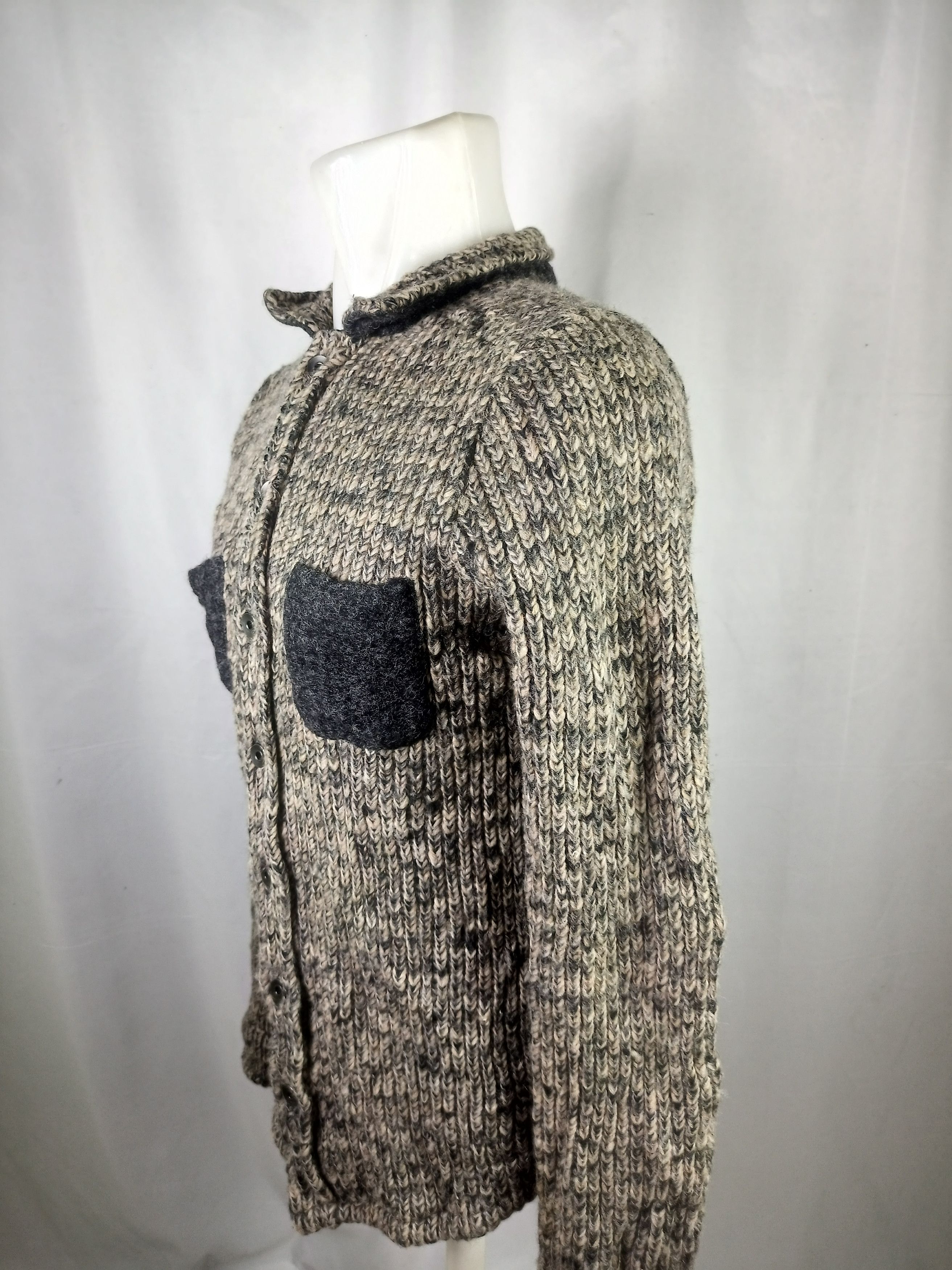 Designer × Zara Zara Man Knit Sweater Long Sleeves Button Up Size US L / EU 52-54 / 3 - 20 Thumbnail