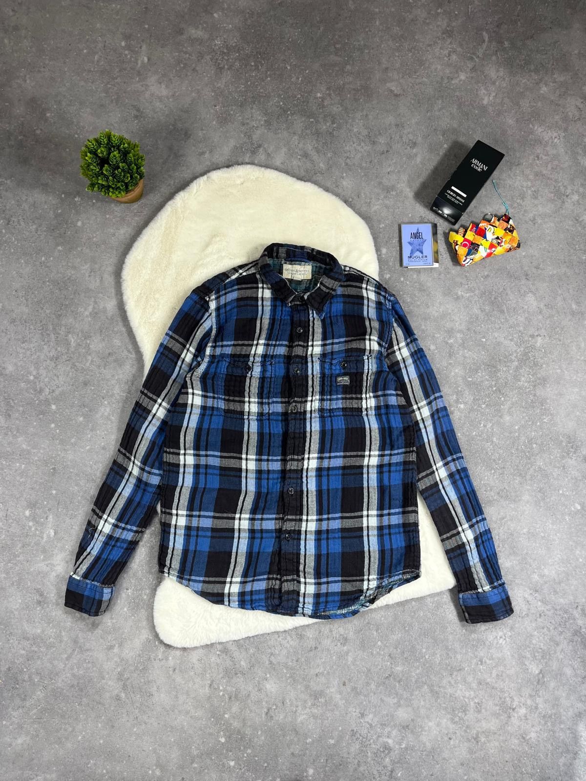 Polo Ralph Lauren × Ralph Lauren × Vintage Vintage Ralph Lauren Flannel Shirt 90s Retro Size US M / EU 48-50 / 2 - 1 Thumbnail