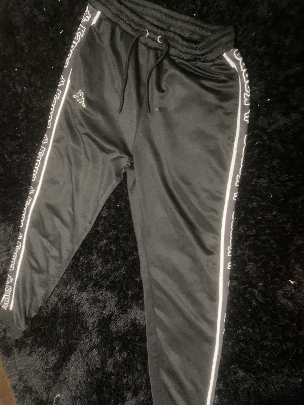 Kappa Black and white Mens Small Kappa Sweatpants Size US 30 / EU 46 - 2 Thumbnail