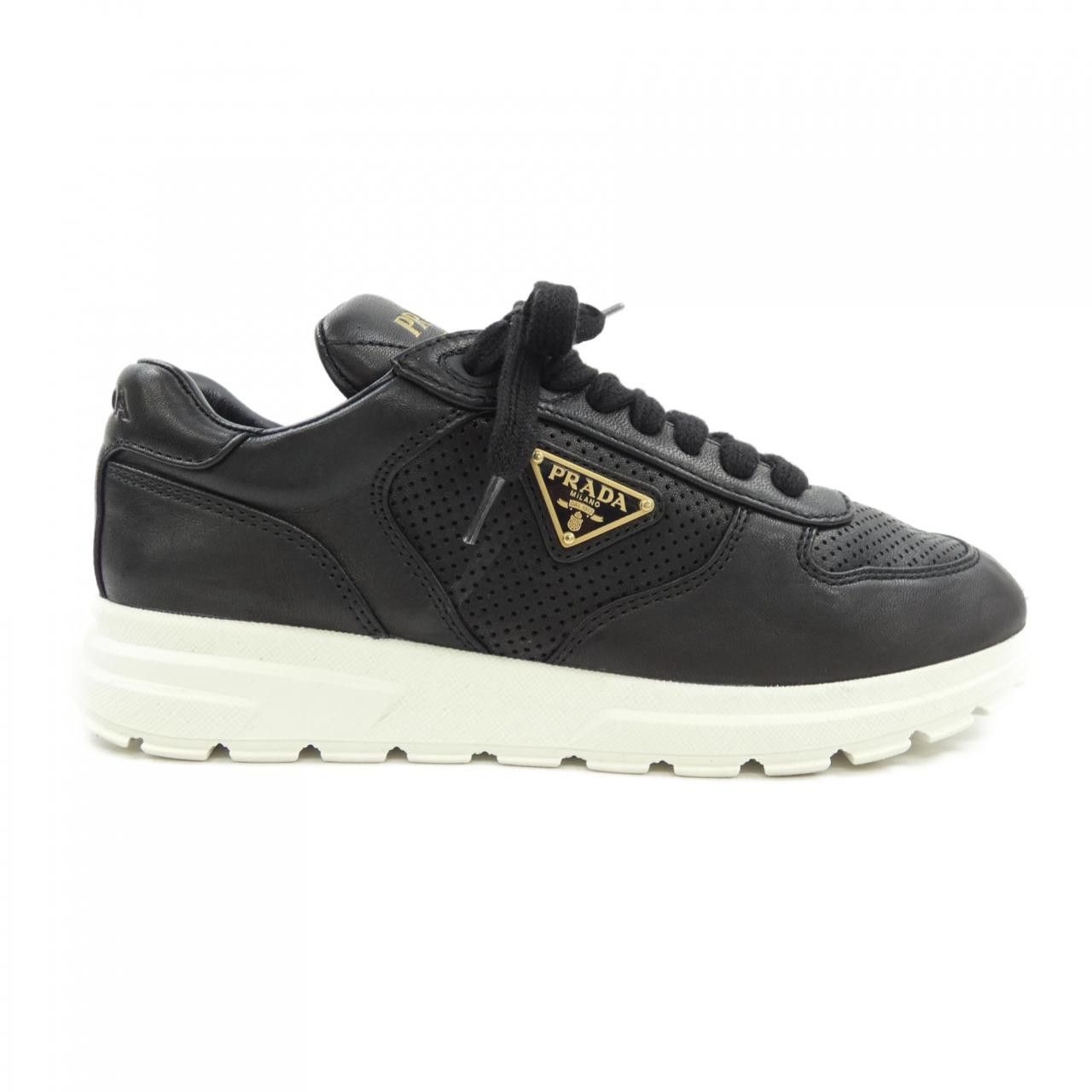 Prada Prada Prada 1E921N Lamb Leather Sneakers Leather Shoes 1E921N DUTY FREE for USA Size ONE SIZE - 1 Thumbnail