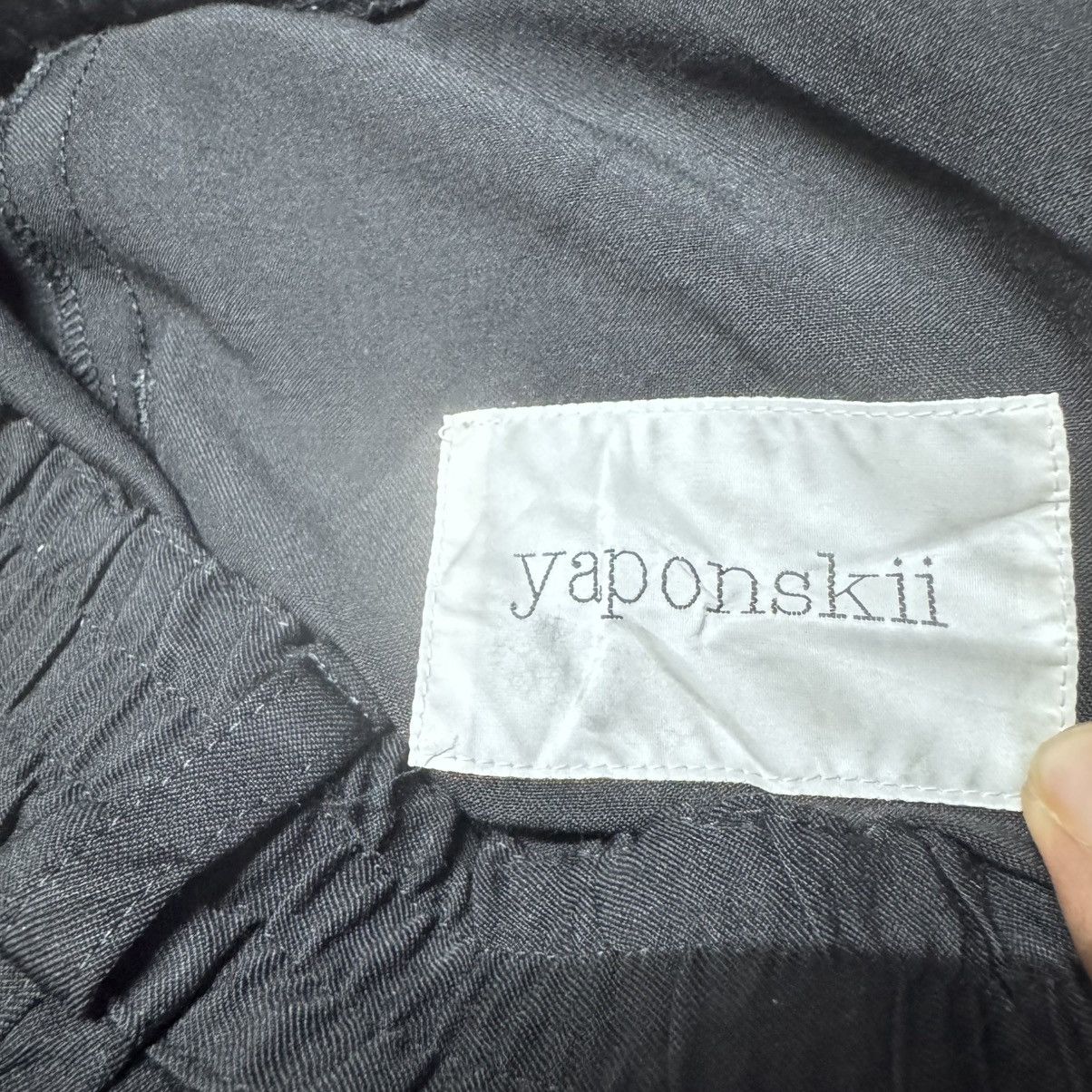 Yaponskii Yaponskii Black Drop Crotch Shorts Pants Size 31" - 16 Thumbnail