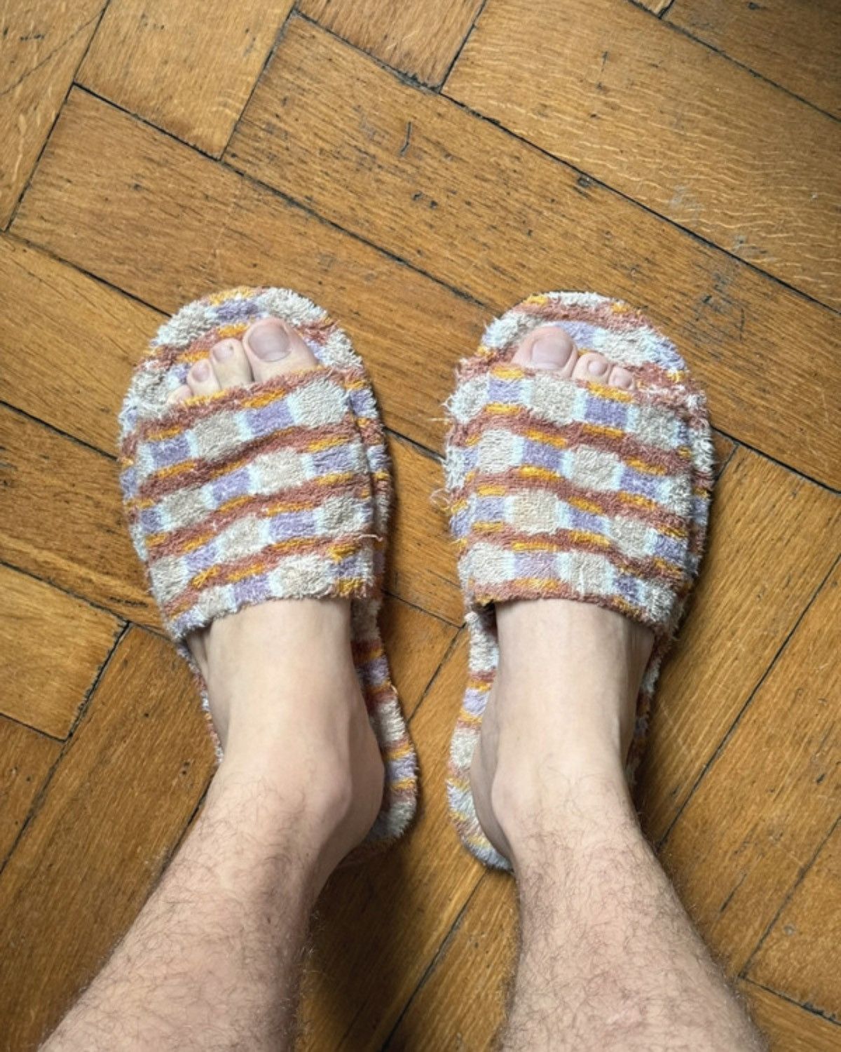 Marni Marni Multicolor Fuzzy Sandals Size US 10 / EU 43 - 1 Thumbnail