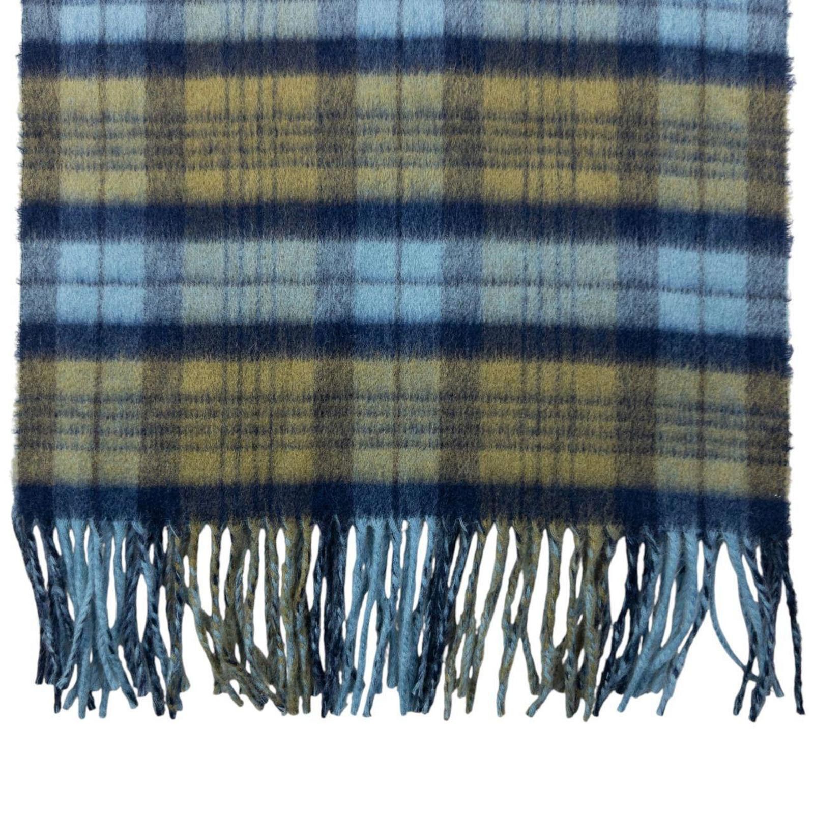 Pierre Balmain Vintage 90s Pierre Balmain Checkered Wool Tassel Scarf Size ONE SIZE - 6 Thumbnail