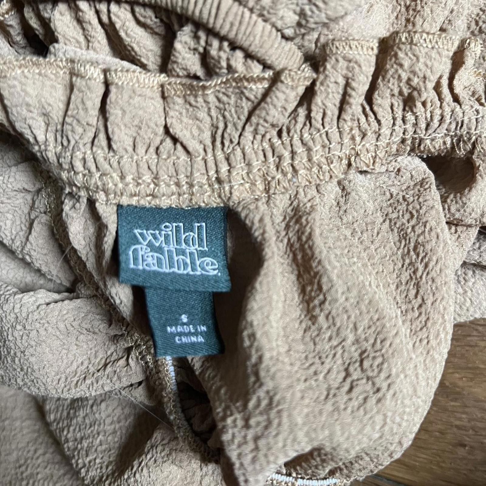 Other Camel brown ruffle tank top Size S / US 4 / IT 40 - 3 Thumbnail