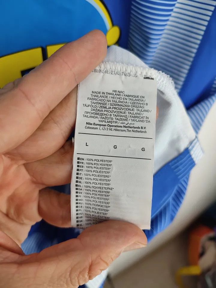 Nike Hertha BSC Berlin 2018/19 Home FOOTBALL Kit SHIRT SOCCER Size US L / EU 52-54 / 3 - 5 Thumbnail