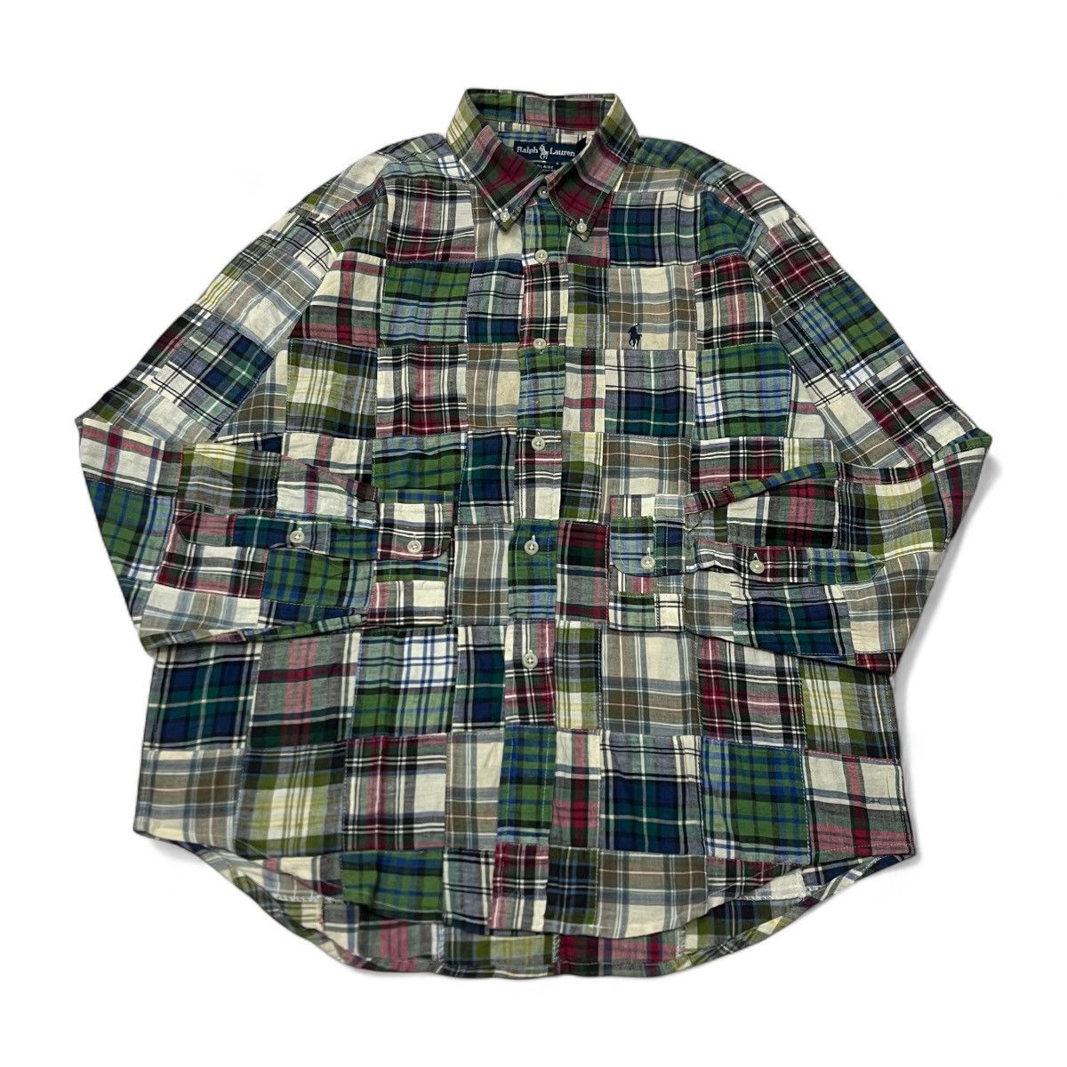 Polo Ralph Lauren Polo Ralph Lauren Patch Work Button Up Shirt Size US L / EU 52-54 / 3 - 4 Thumbnail
