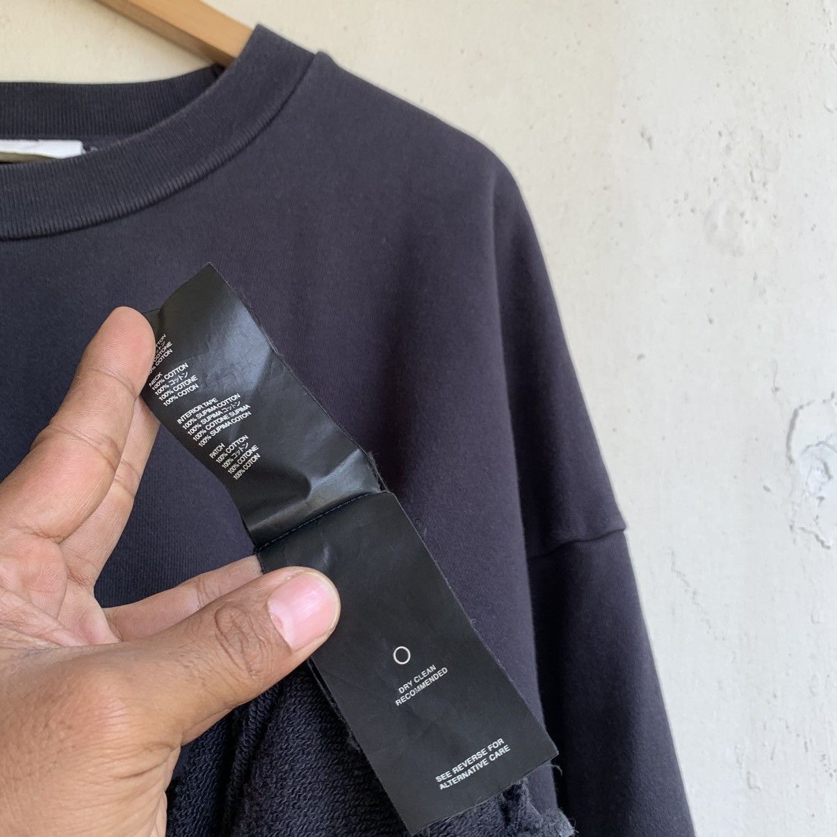 Fear of God Fear Of God Black Crewneck Size US M / EU 48-50 / 2 - 8 Thumbnail