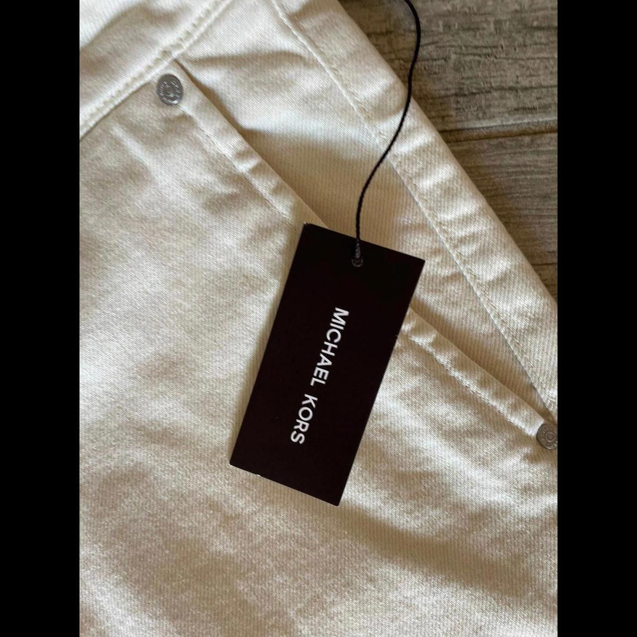 Michael Kors Michael Kors Men White Jeans Size US 34 / EU 50 - 5 Thumbnail
