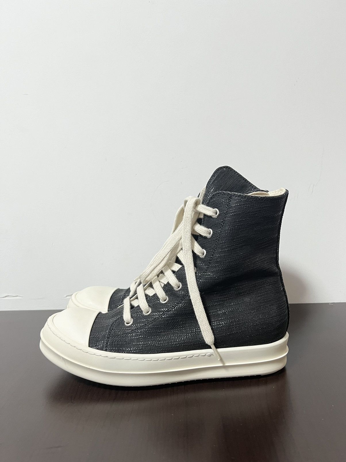 Rick Owens Drkshdw Rick owens ramones high top sneakers sz 36 Size US 6 / IT 36 - 3 Thumbnail