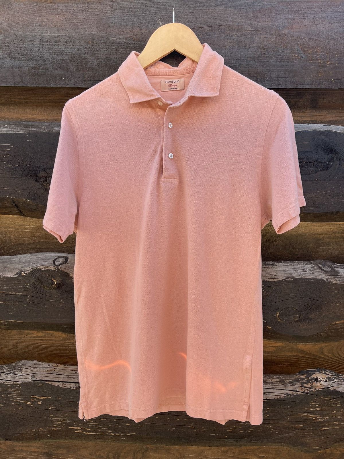 Gran Sasso Gran Sasso peach polo shirt Size US M / EU 48-50 / 2 - 1 Thumbnail