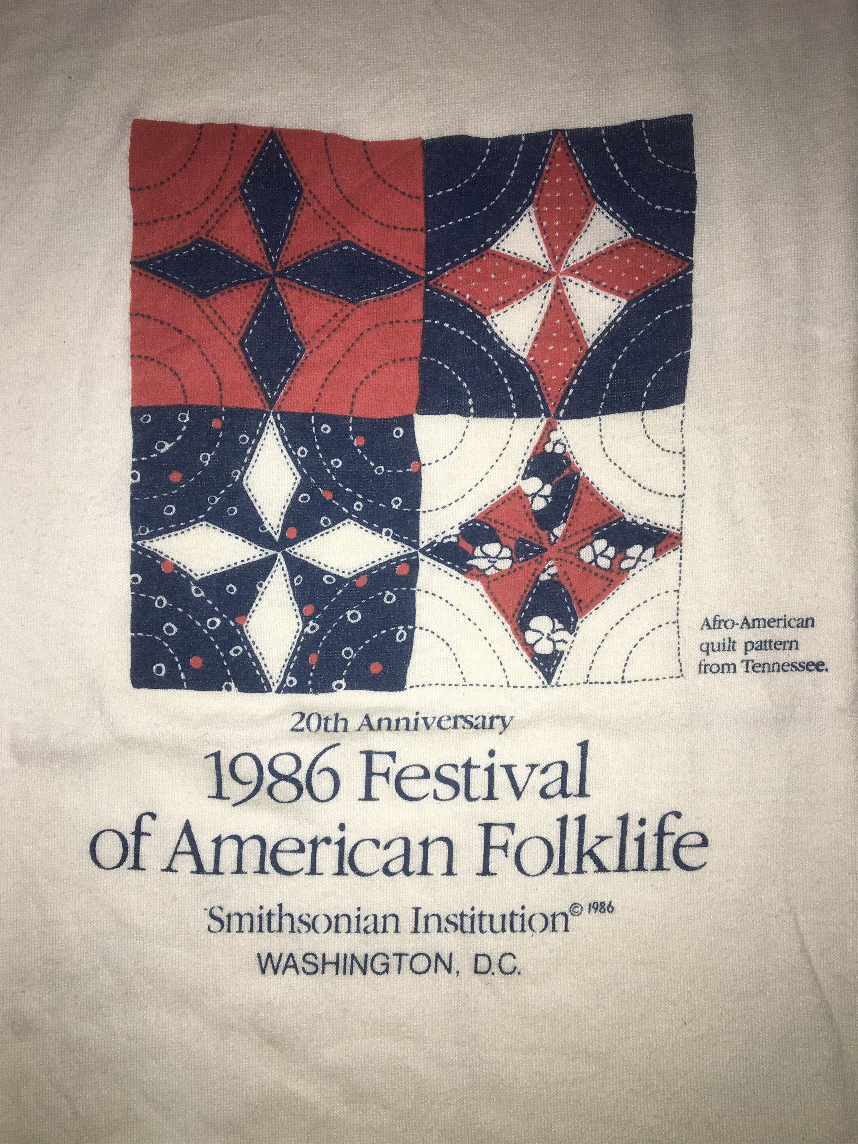 Vintage Vintage 1986 Festival Of American Folklife Shirt Size US S / EU 44-46 / 1 - 4 Thumbnail