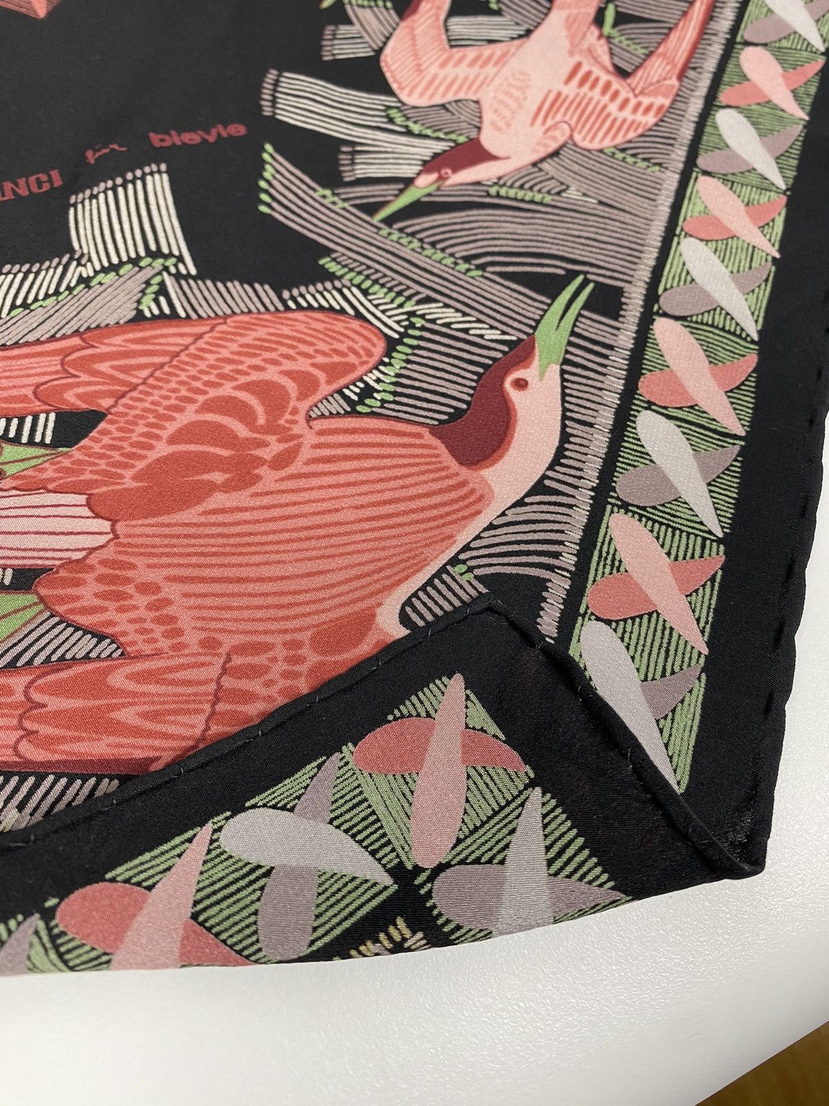 Designer Davinci bleyle Silk Birds Printed Scarf Size ONE SIZE - 5 Thumbnail