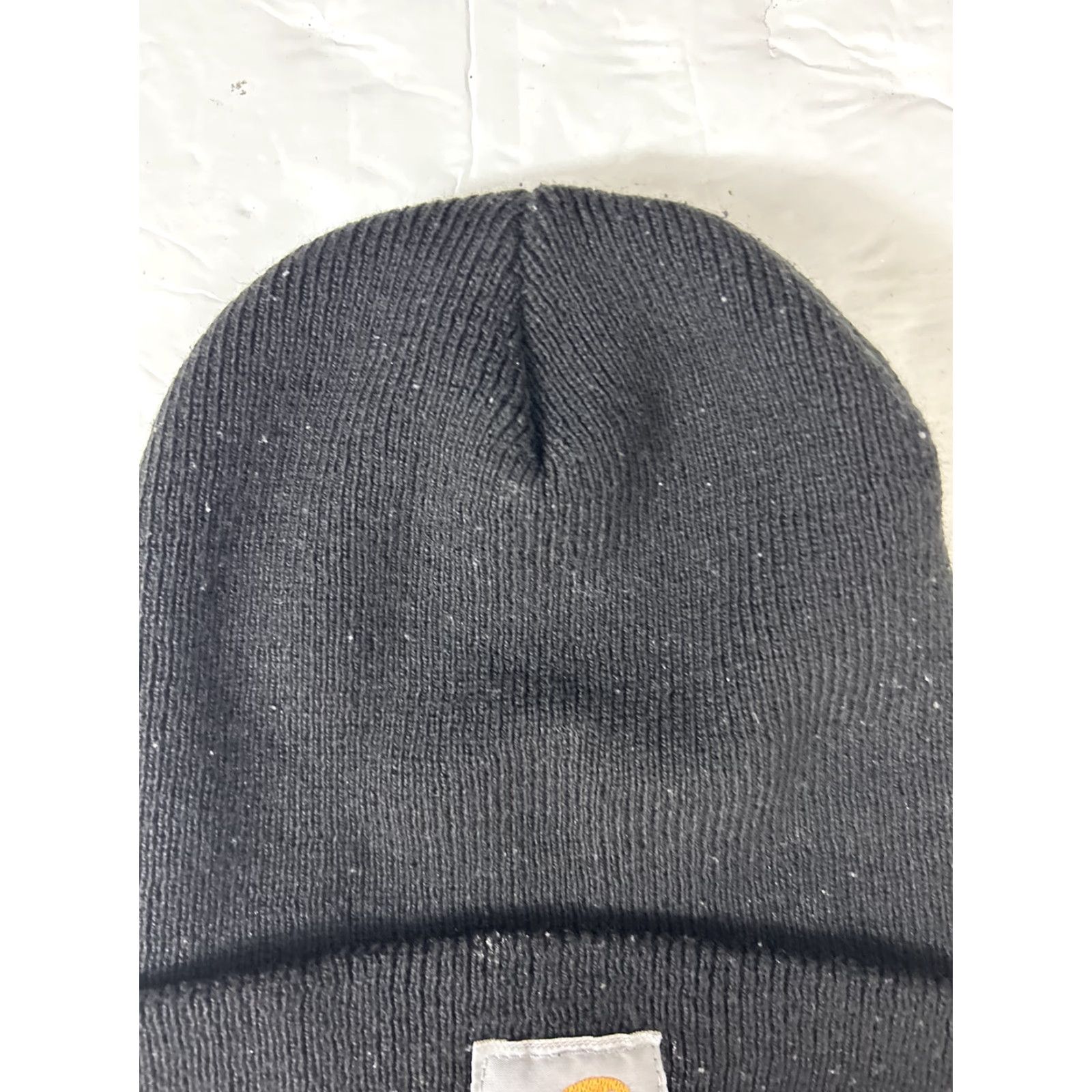 Carhartt Carhartt Beanie Hat Unisex Adults One Size Black Knit Acrylic Stretch Breathable Solid Logo Fall Winter 2010s Men Women Cap Watchman Size ONE SIZE - 5 Thumbnail