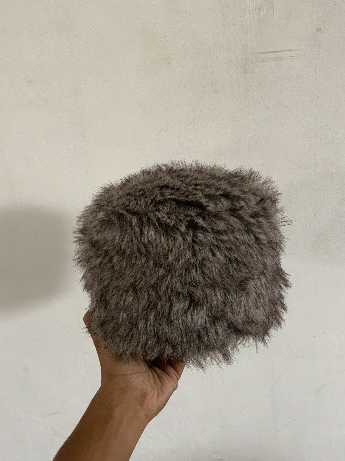 Japanese Brand Mohair Faux Fur Winter Session Bucket Hat Cap Size ONE SIZE - 4 Thumbnail