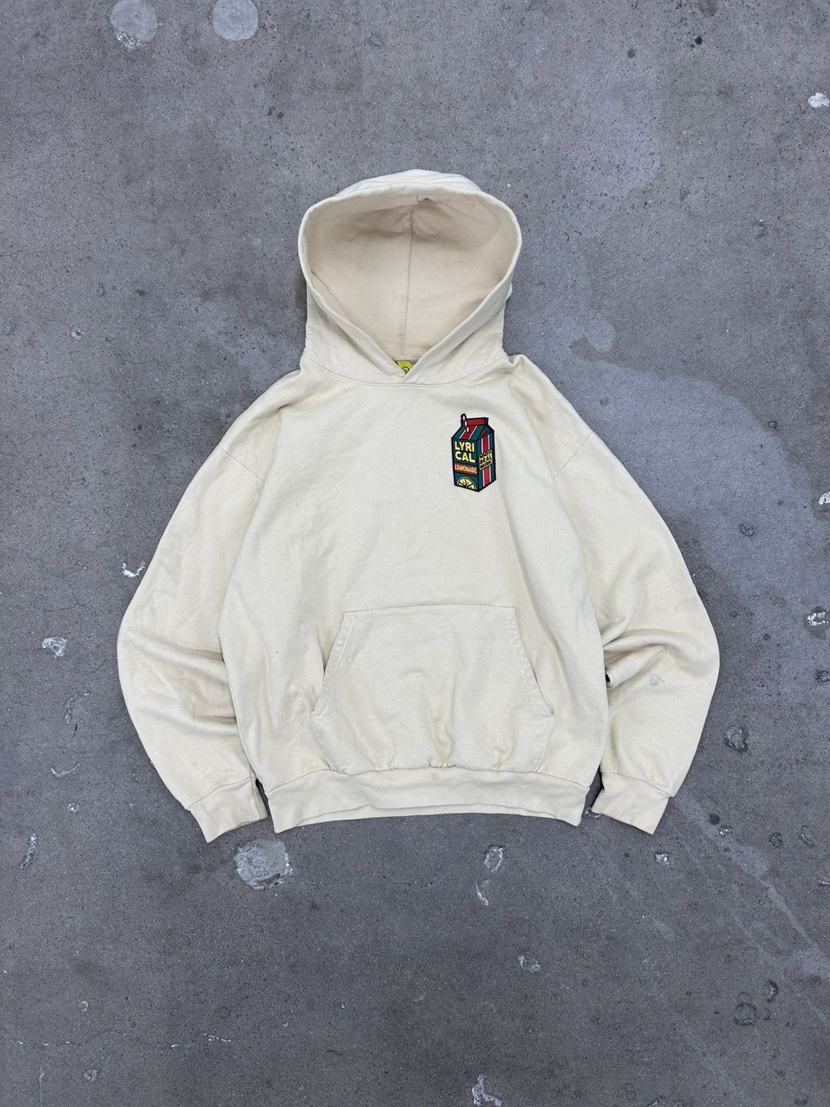 Lyrical Lemonade Yellow Hoodie size large