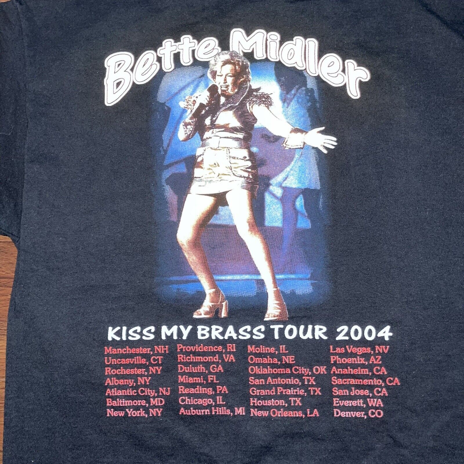 Delta Vtg Bette Midler Tour Tee 2004 L Lost My Brass Rare Shirt Size US L / EU 52-54 / 3 - 9 Thumbnail