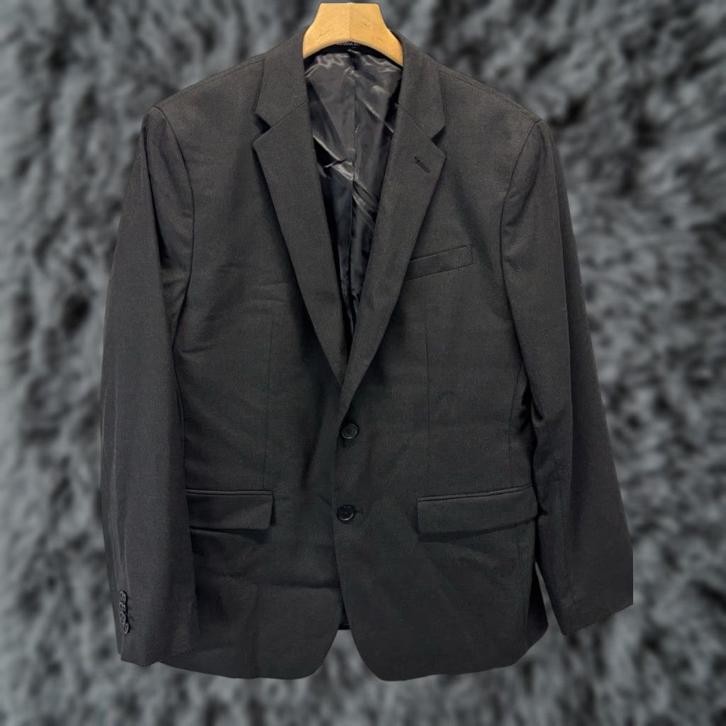 Banana Republic Banana Republic Slim Fit Blazer Jacket Sz 42R Mens Black Charcoal Size 42R - 1 Thumbnail