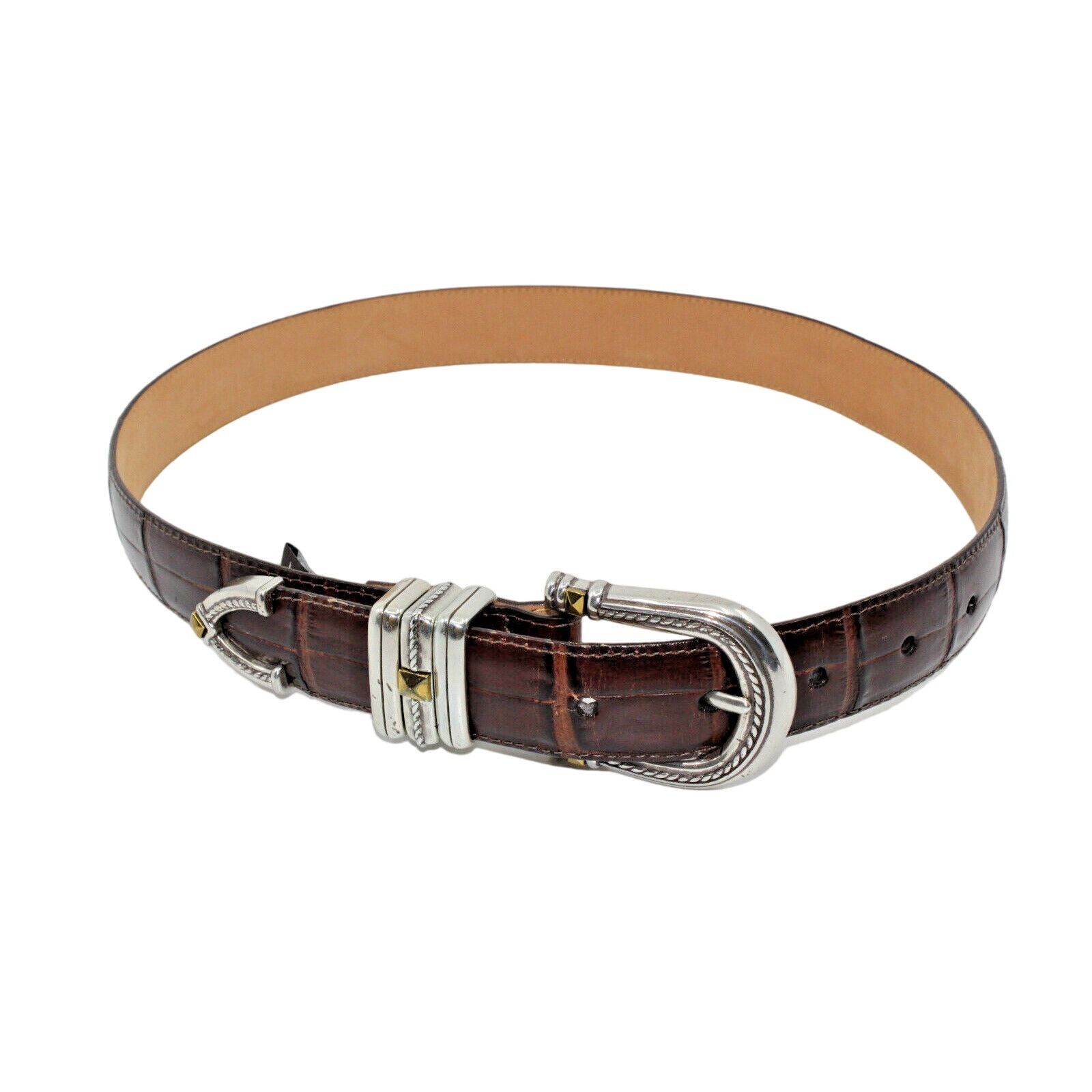 Brighton A4 Auth BRIGHTON Leather Alligator print Belt Size S / 28 Size ONE SIZE - 1 Thumbnail