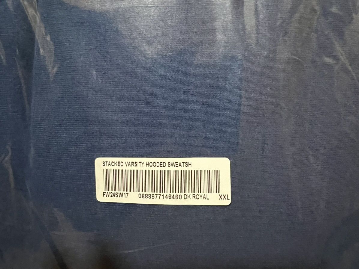 Supreme Supreme Collegiate Sleeve Hooded Sweatshirt Hoodie Royal XXL Size US XXL / EU 58 / 5 - 6 Thumbnail