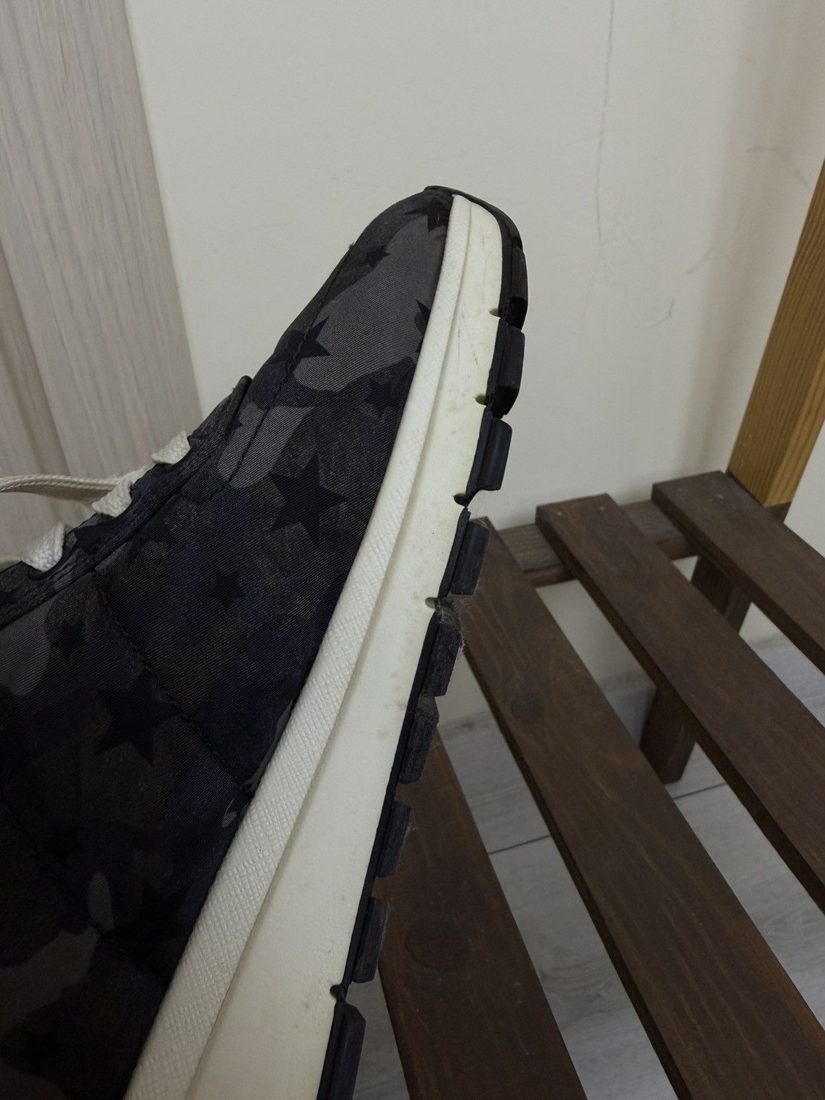 Prada Prada Nylon Camouflage Star Print Low-Top Sneakers shoes Size US 9 / IT 39 - 21 Thumbnail