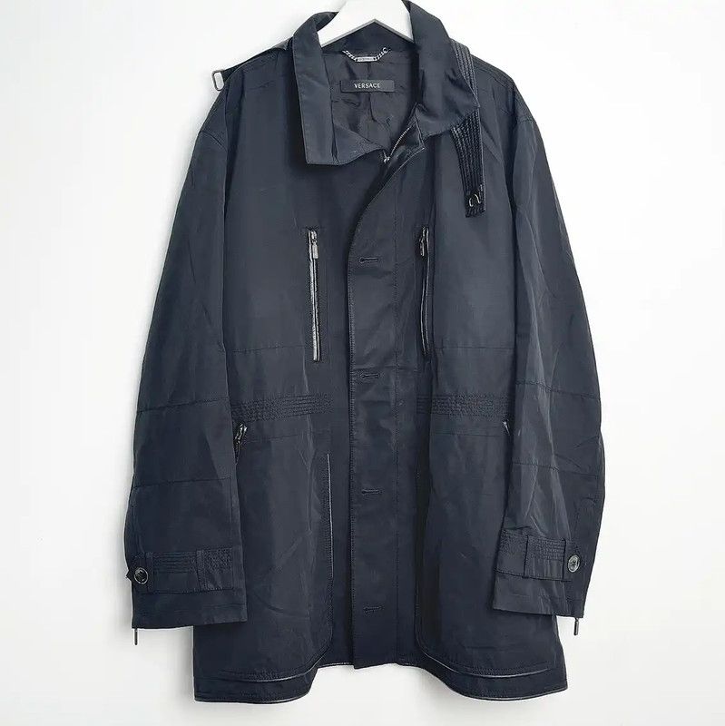 Versace Versace Black Men's Outerwear Jacket XL 0089 Size US XL / EU 56 / 4 - 1 Thumbnail