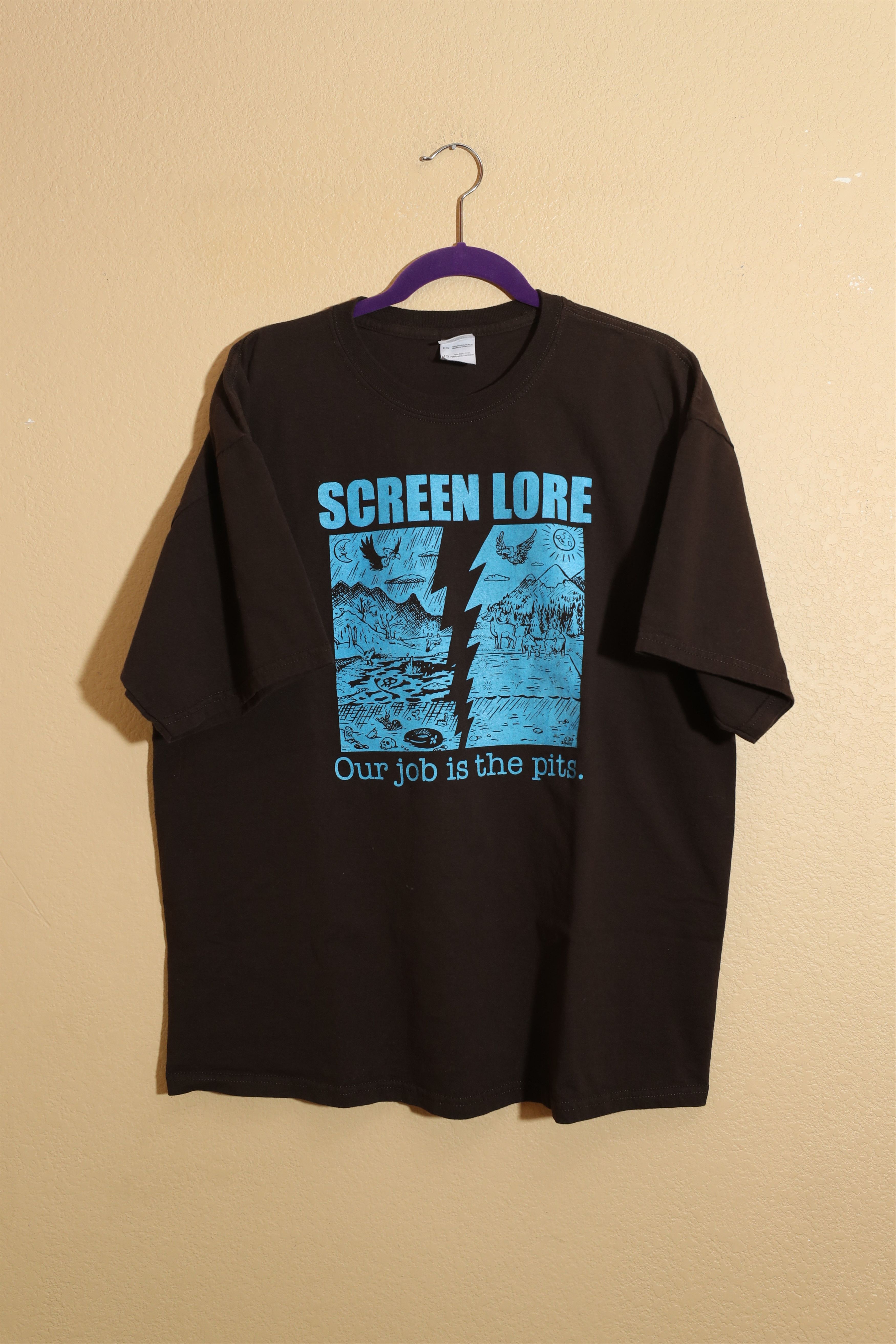 Gildan Screen Lore Our Job is the Pits Tee (XL) Size US XL / EU 56 / 4 - 1 Thumbnail