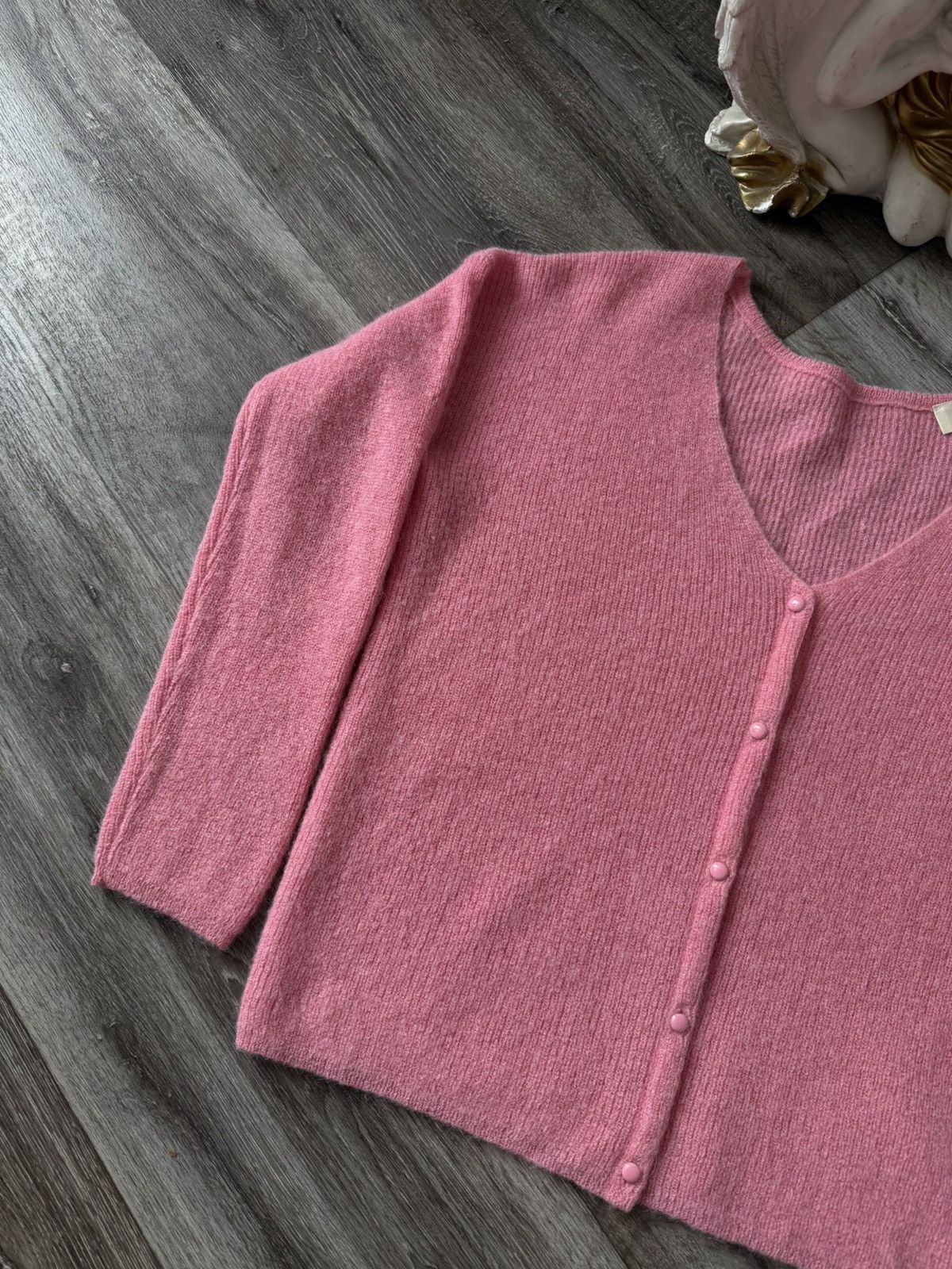 Sezane LA MAILLE SEZANE PARIS WOOMENS CARDIGAN WOOL SWEATERS LUXURY Size S / US 4 / IT 40 - 3 Thumbnail