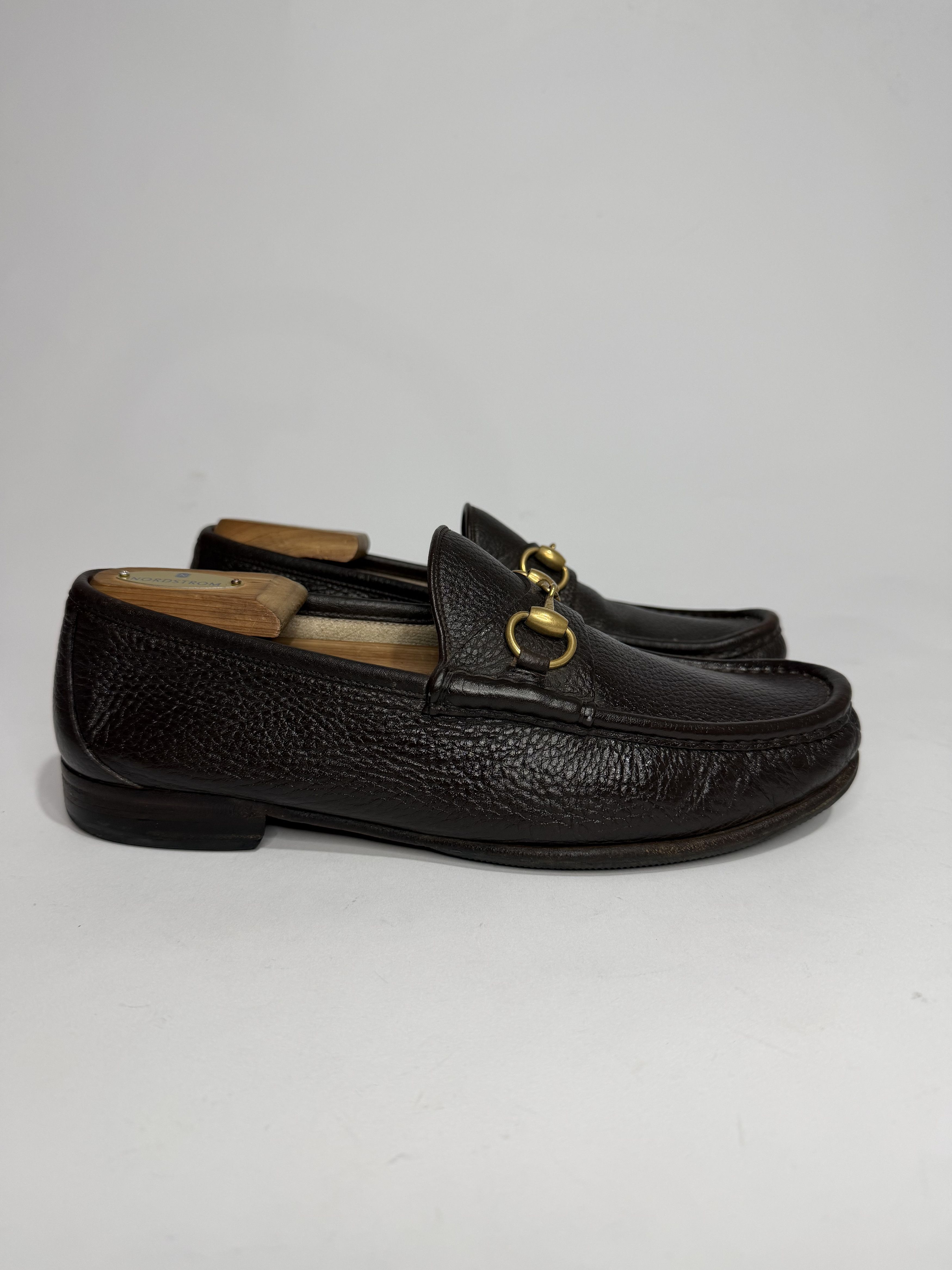Gucci Gucci Brown Leather 1953 Horsebit Loafers Size US 9 / EU 42 - 2 Thumbnail
