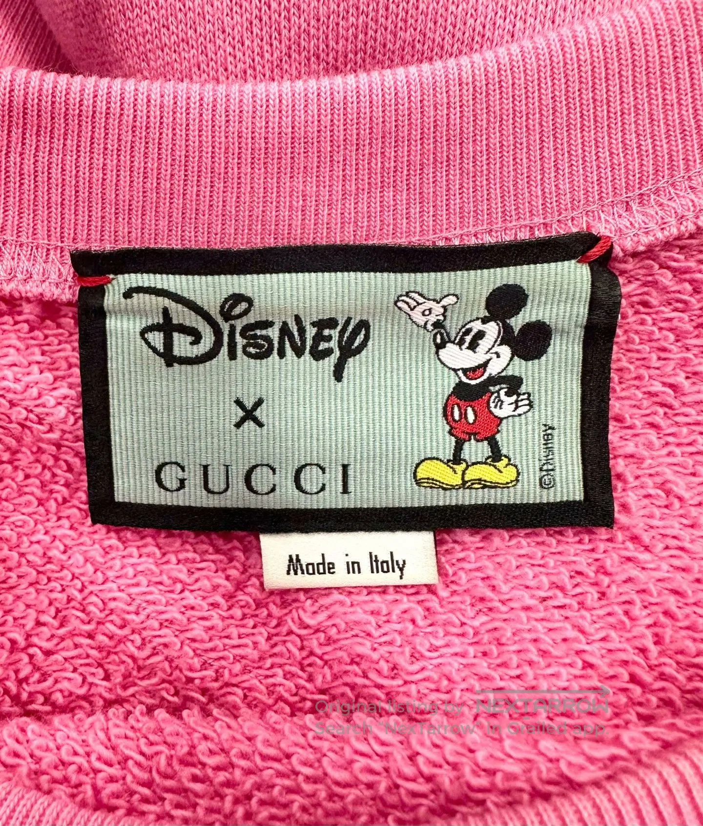 Gucci Guicci Pink Mickey Mouse Printed Logo Long Sleeve Sweatshi Size US M / EU 48-50 / 2 - 3 Thumbnail