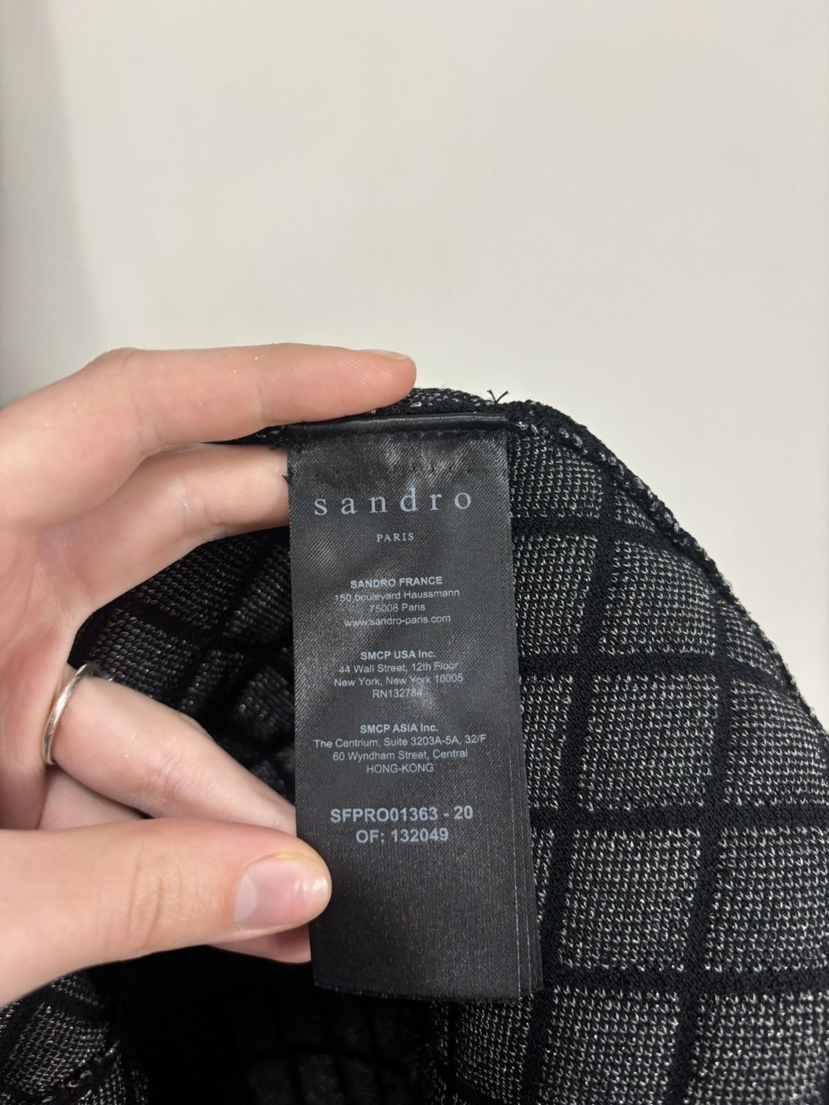Sandro Sandro Paris Women’s NWT Quilted Black Sleeveless Mini Dress Size XS / US 0-2 / IT 36-38 - 14 Thumbnail