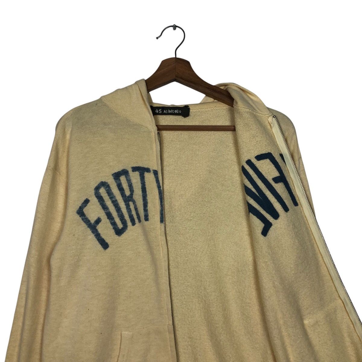 45rpm 📌Vintage Zipper Jacket Hoodie 45Rpm Big Logo Spell Out Size US M / EU 48-50 / 2 - 14 Thumbnail