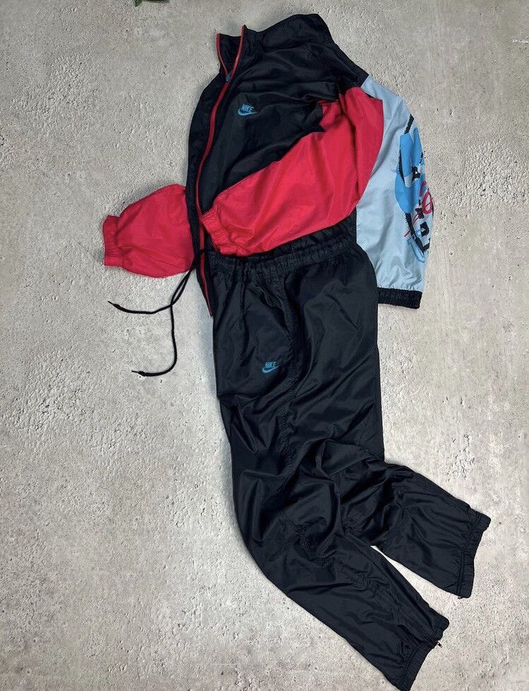 image of Nike Track Suit Multicolour 90's in Black, Men's (Size XL)