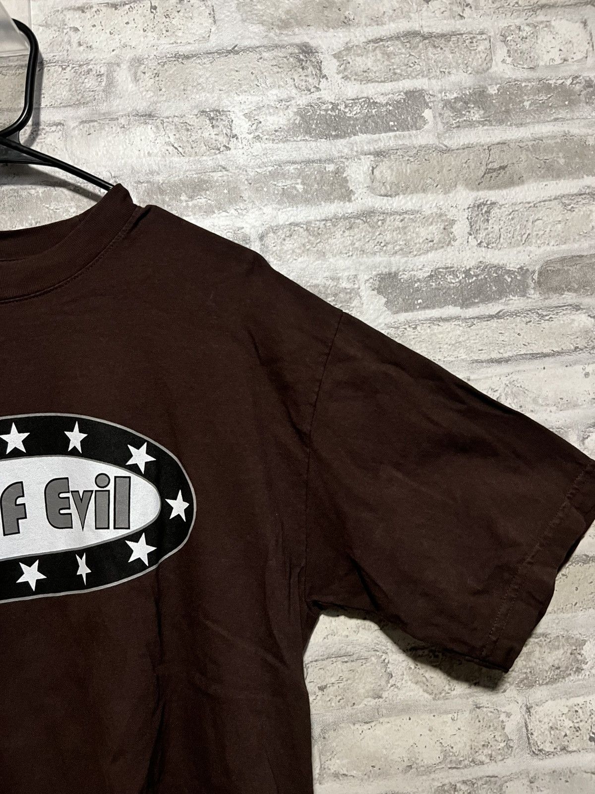 Half Evil HALF EVIL - EVIL OVAL TEE (BROWN) MEDIUM Size US M / EU 48-50 / 2 - 6 Thumbnail