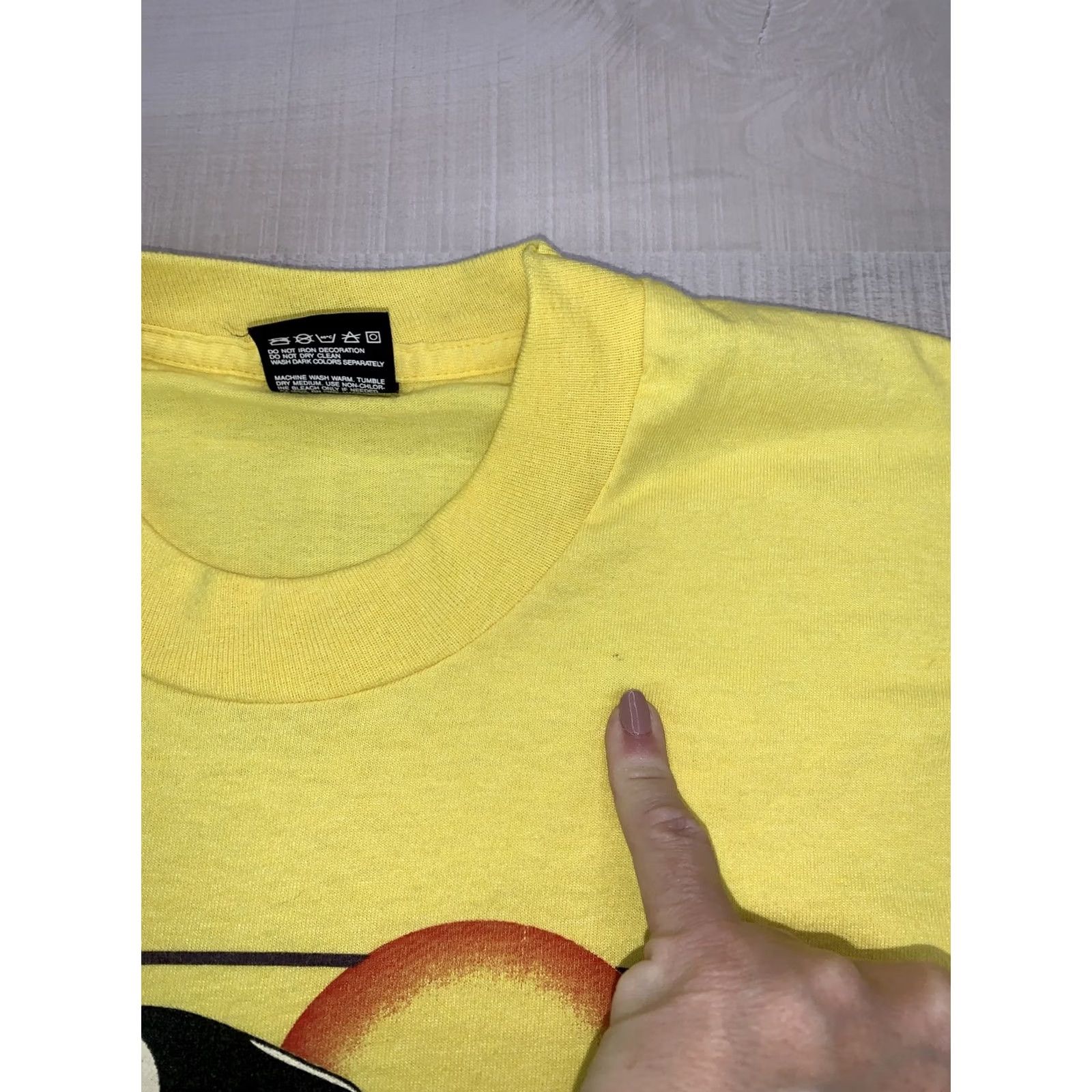Fruit Of The Loom VINTAGE Michigan State University USA Track & Field T Shirt 1995 2XL Yellow Cotton Blend Short Sleeve Crew Neck Unisex Adults Nike? Size US XXL / EU 58 / 5 - 3 Thumbnail