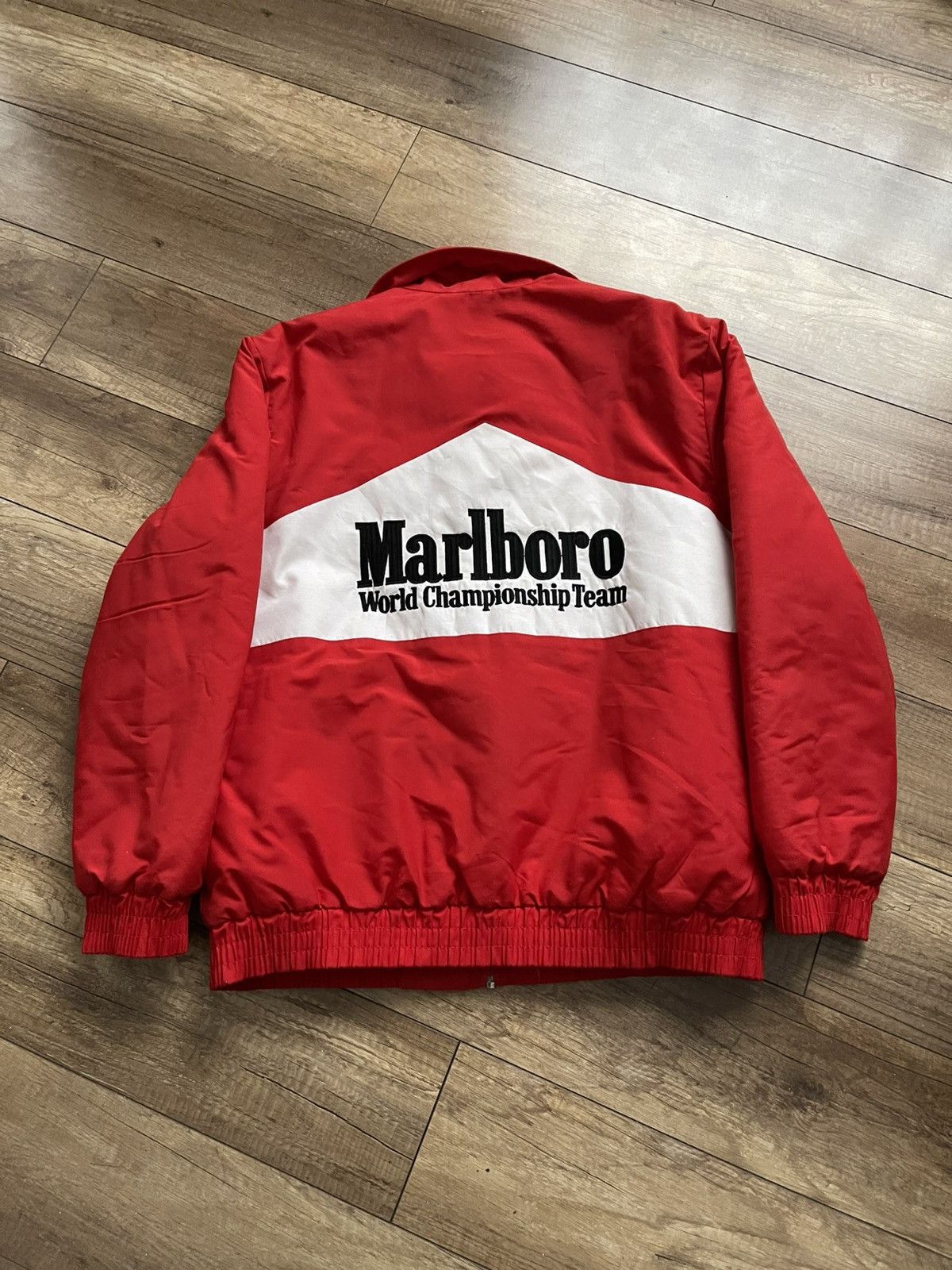 Marlboro Marlboro Vintage World Championship Team Bomber Jacket 90s Size US L / EU 52-54 / 3 - 2 Thumbnail