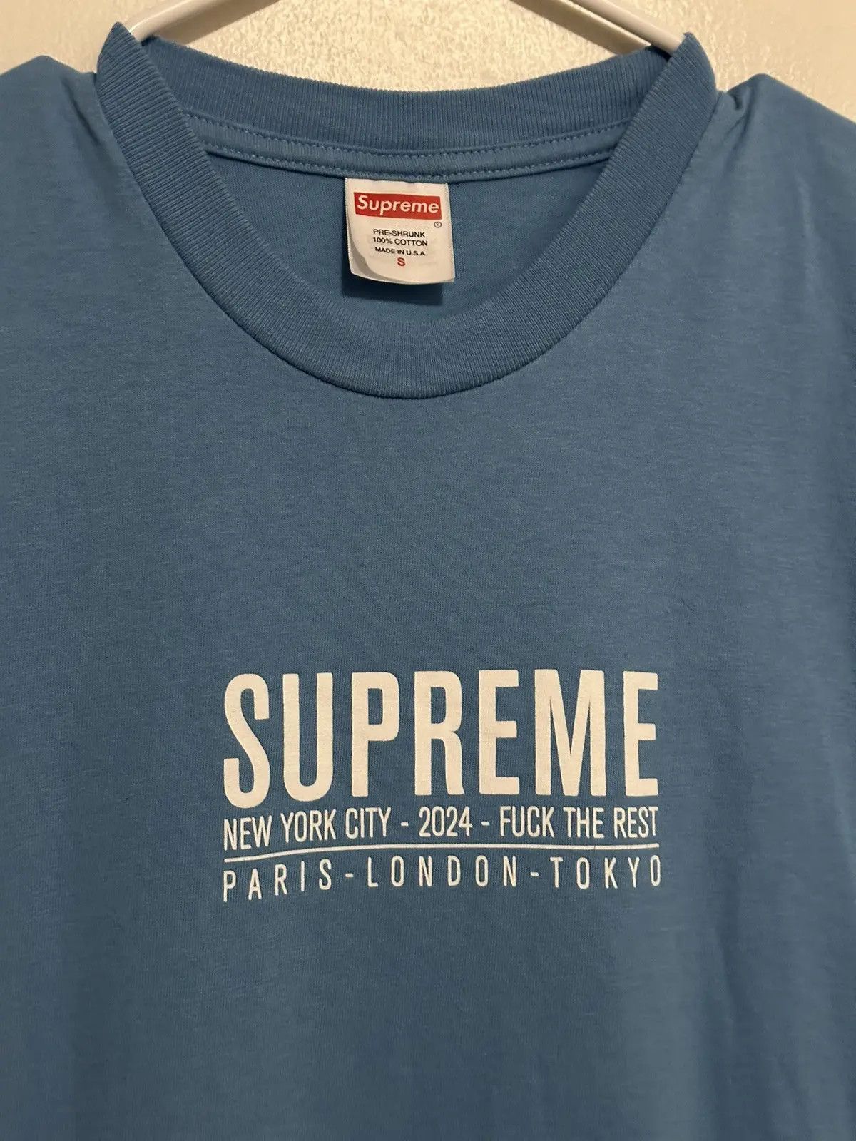 Supreme Supreme Paris Tee Size US S / EU 44-46 / 1 - 2 Thumbnail