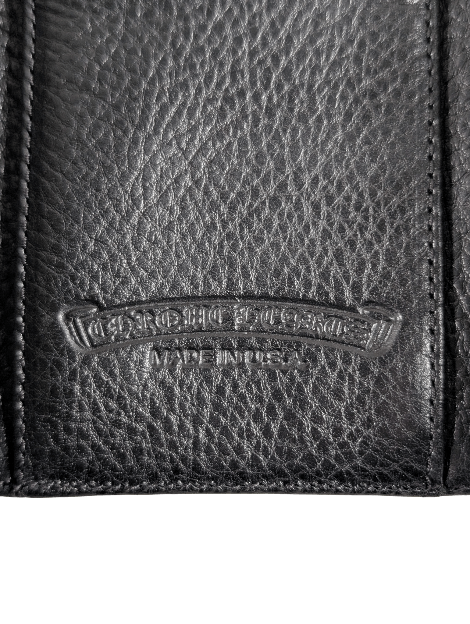 Chrome Hearts Wave Mini Wallet Zipper Dagger Black Leather Size ONE SIZE - 6 Thumbnail