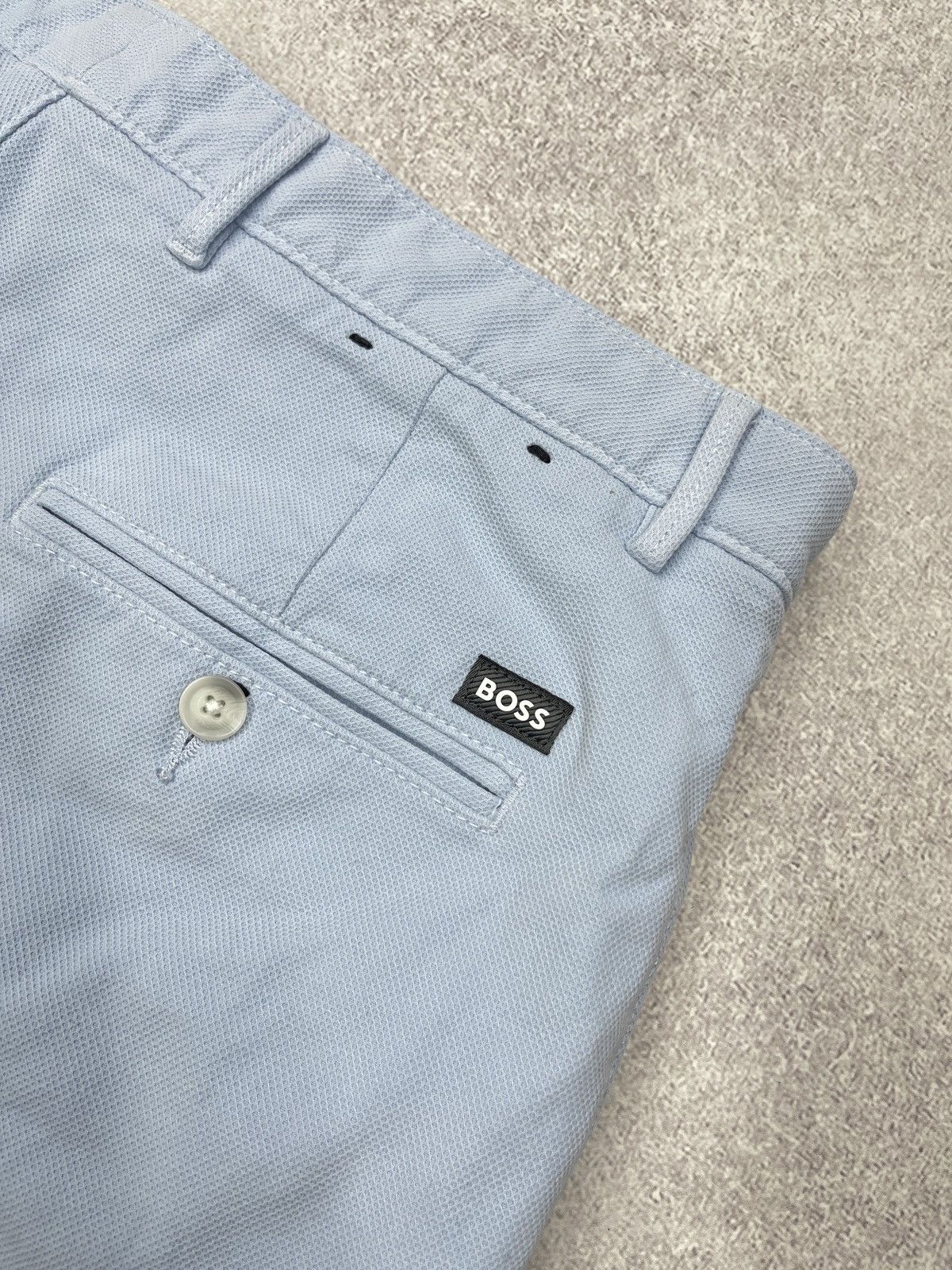 Hugo Boss Mens Hugo Boss Slice Short Blue Size L Size US 34 / EU 50 - 4 Thumbnail