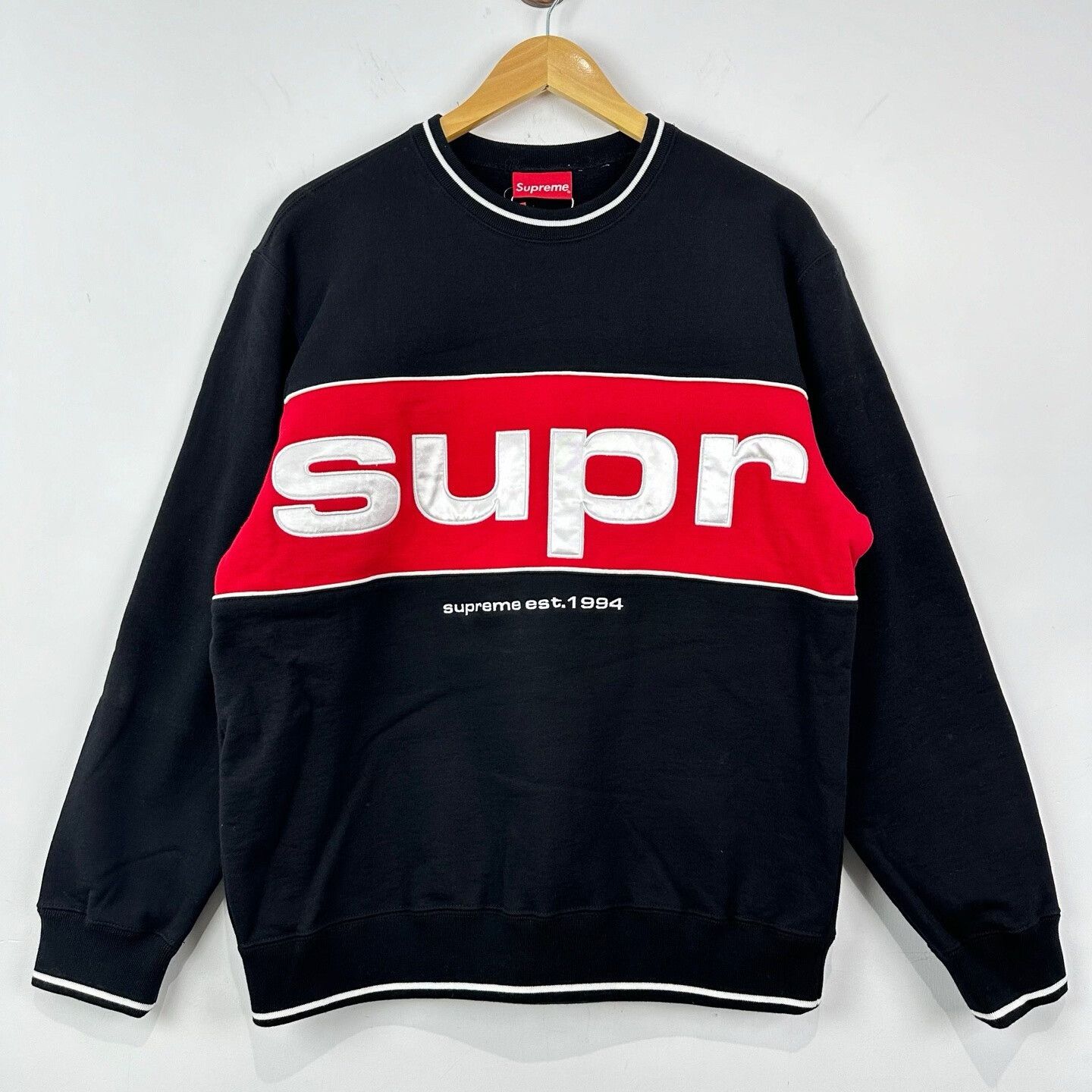 Supreme Supreme Embroidered Fleece Hoodie Medium Size US M / EU 48-50 / 2 - 1 Thumbnail
