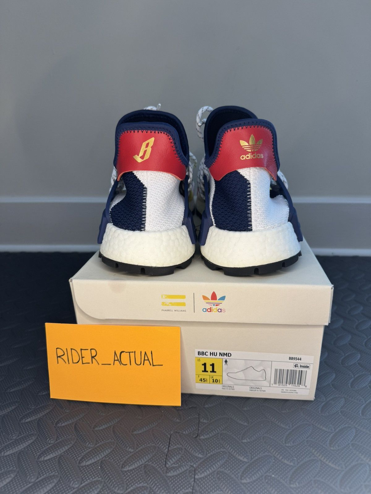 Adidas Adidas BBC HU NMD Size US 11 / EU 44 - 4 Thumbnail