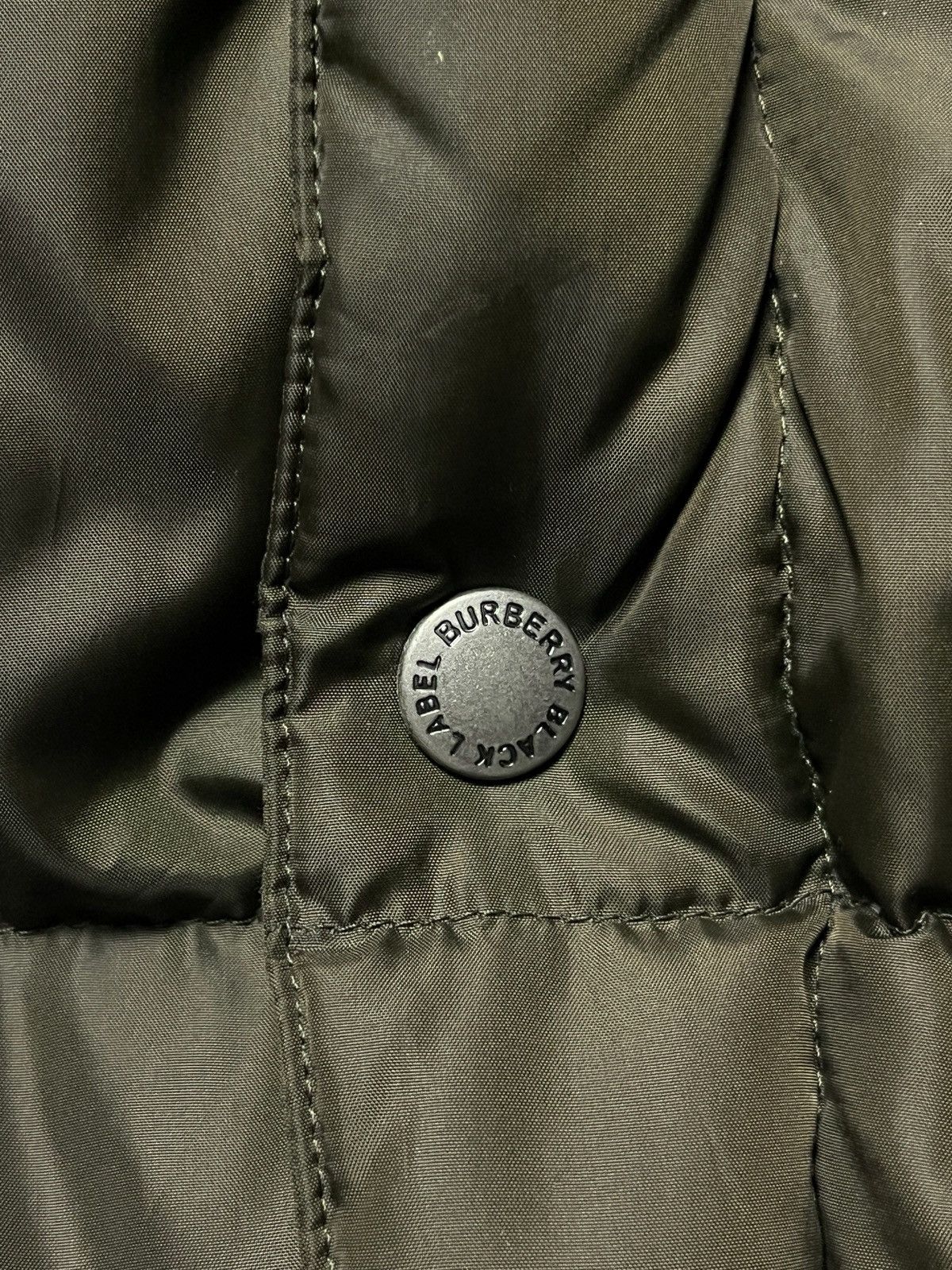 Burberry Vintage Burberry Black Label Japan Fur Puffer Green Jacket Size US M / EU 48-50 / 2 - 12 Thumbnail