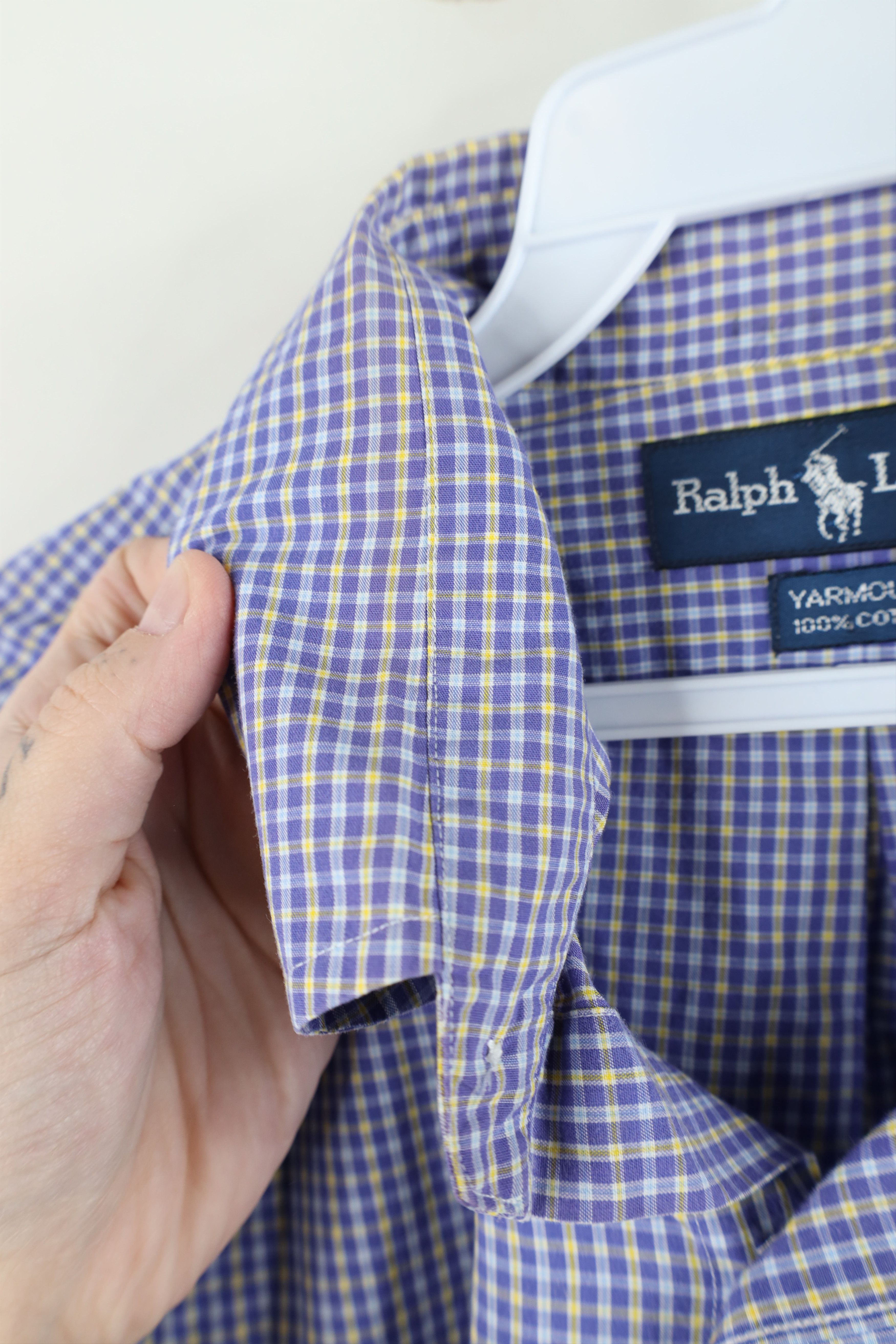 Ralph Lauren Vintage 90s Ralph Lauren Collared Button Down Shirt Plaid Size US M / EU 48-50 / 2 - 7 Thumbnail