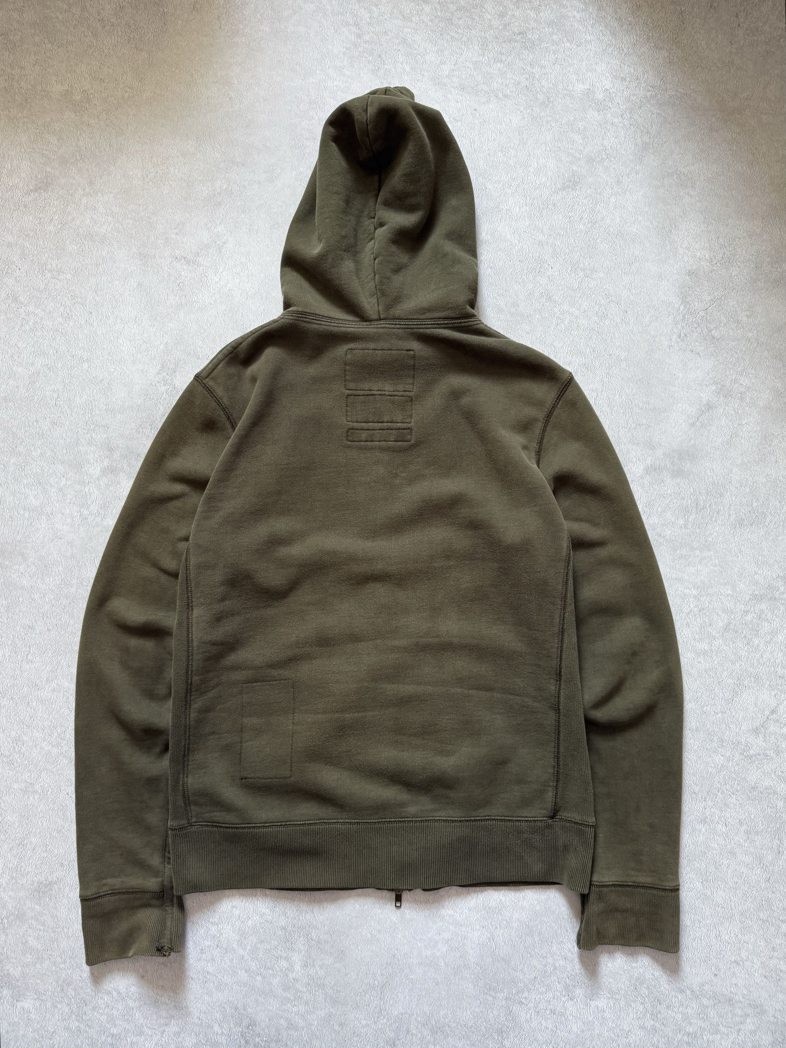 Allsaints Allsaints Spitalfields Heavy Zip Hoodie Faded Khaki Size US M / EU 48-50 / 2 - 2 Thumbnail