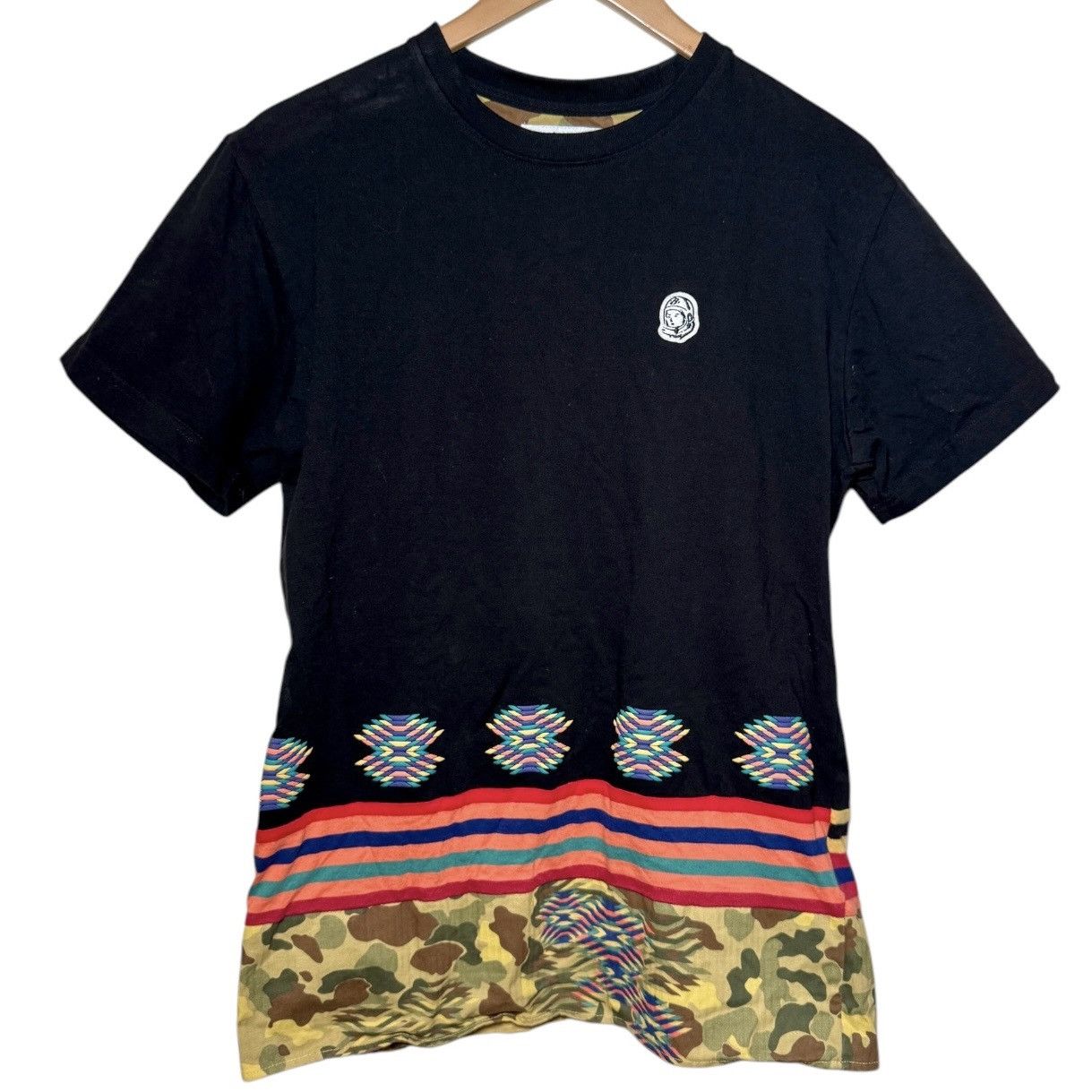 Billionaire Boys Club Billionaire Boys Club Aztec Camo Embroidered Black tshirt Size US S / EU 44-46 / 1 - 1 Thumbnail