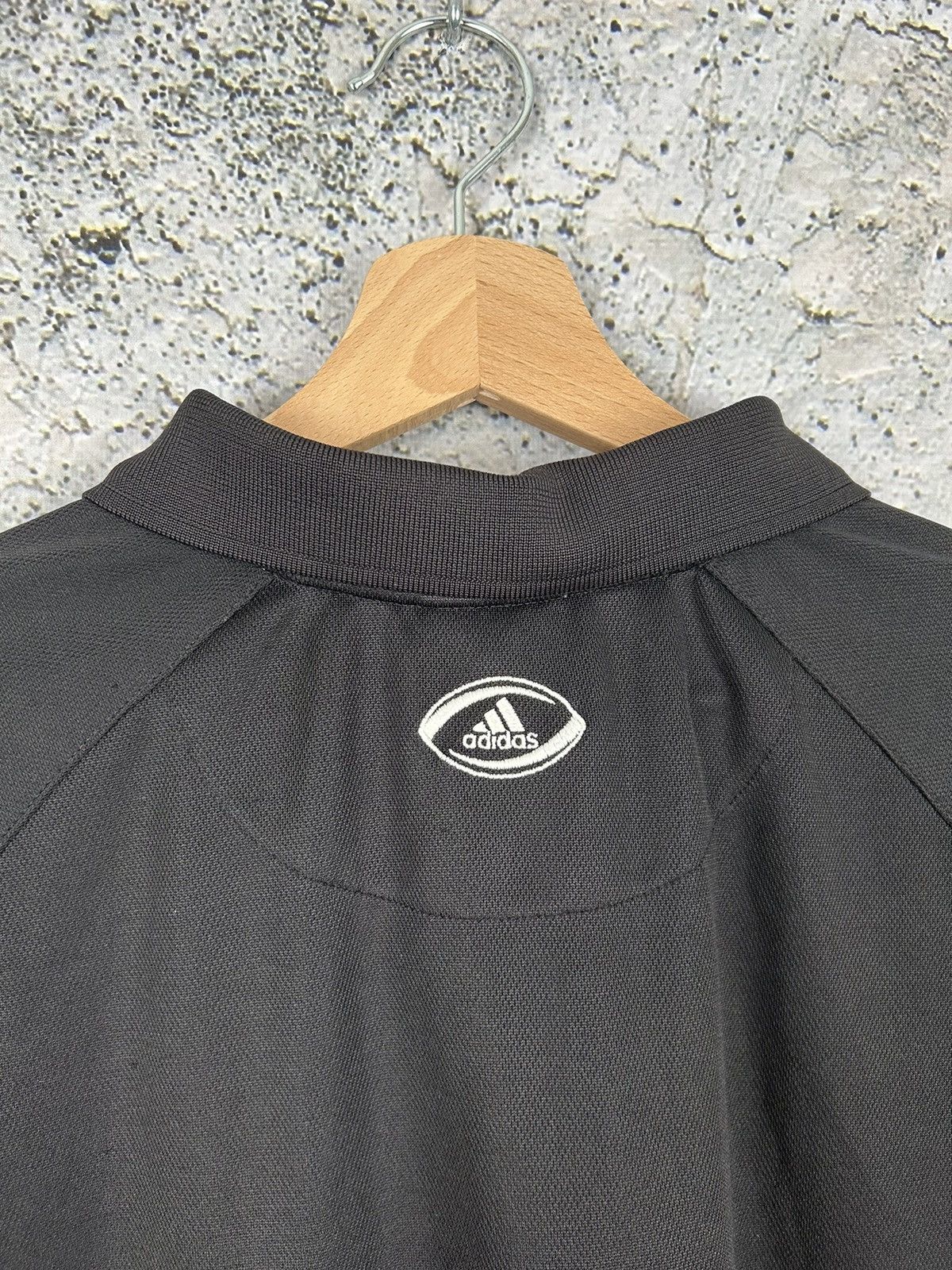 Adidas Vintage Adidas All Black Rugby New Zealand Jersey Hype Rare Size US M / EU 48-50 / 2 - 4 Thumbnail