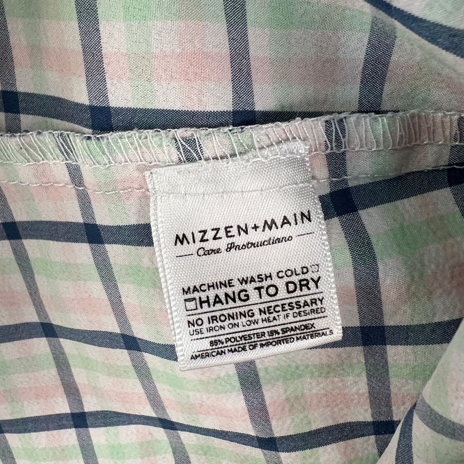 Other Mizzen Main Leeward Collection Button Up Shirt Check Plaid Size US M / EU 48-50 / 2 - 6 Thumbnail